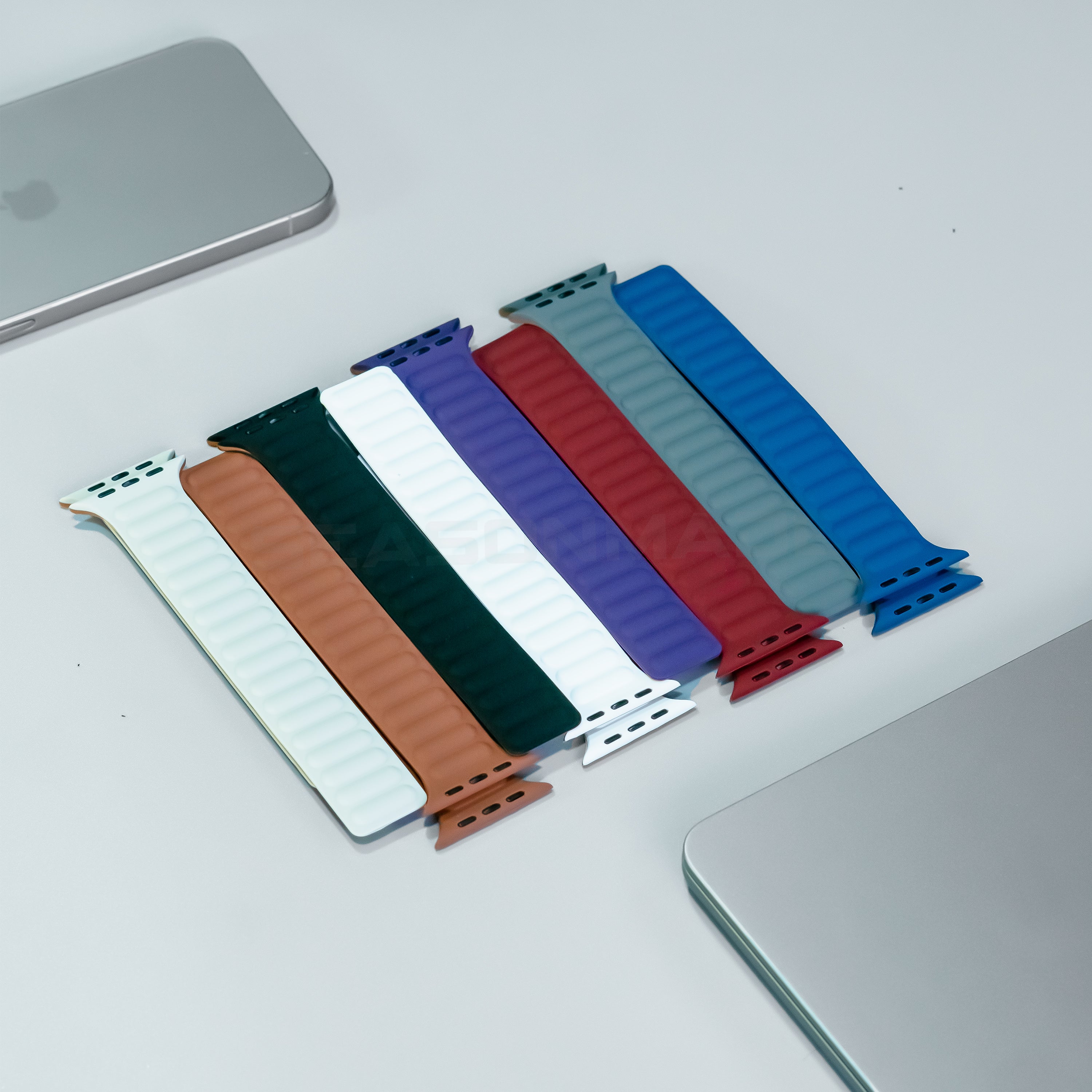 Apple Watch Premium Silicone Magnetic Band Series 4 5 6 7 8 9 SE SE 2 Ultra Ultra 2