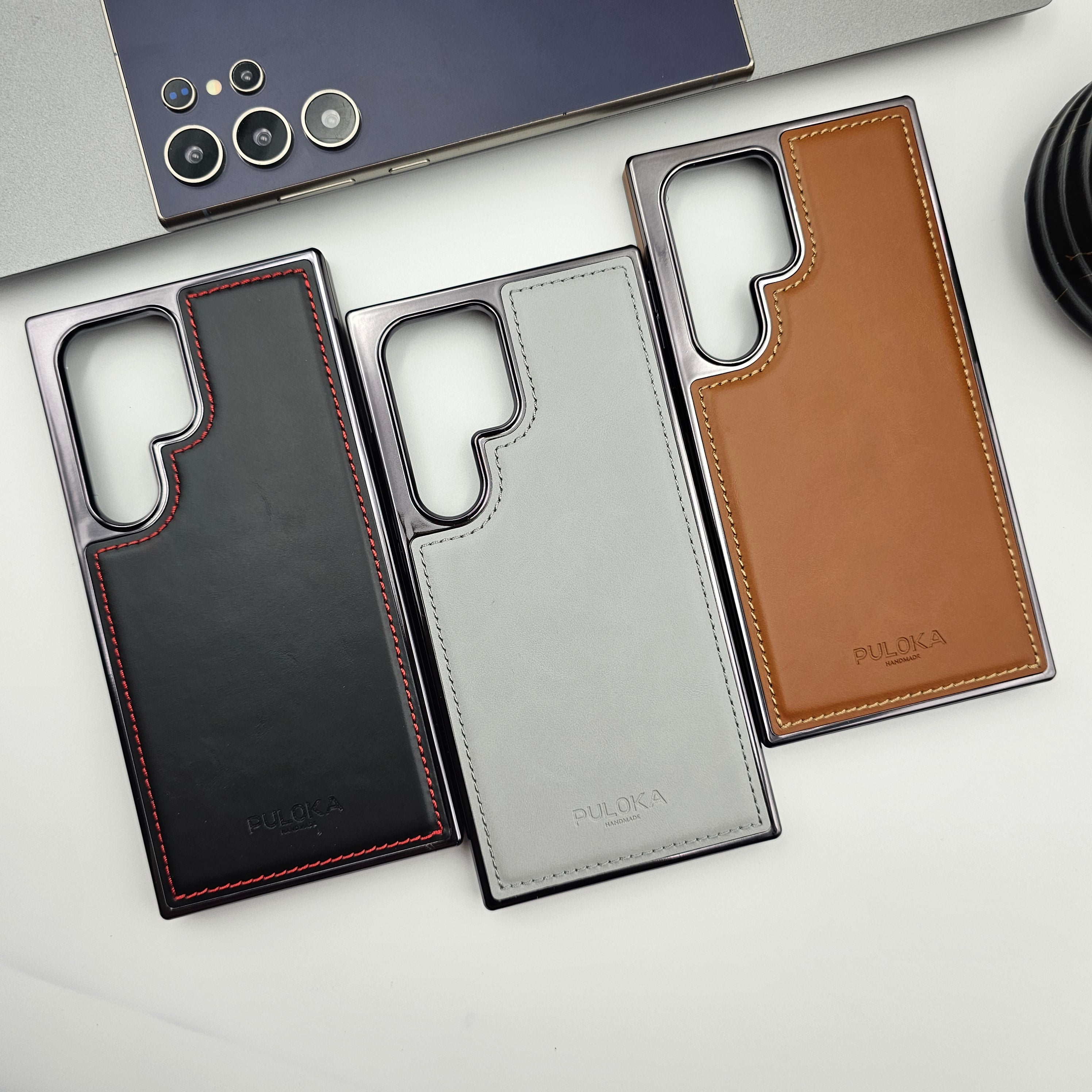 Samsung Galaxy S25 Ultra Minimalistic Design Chrome Case Inside Velvet