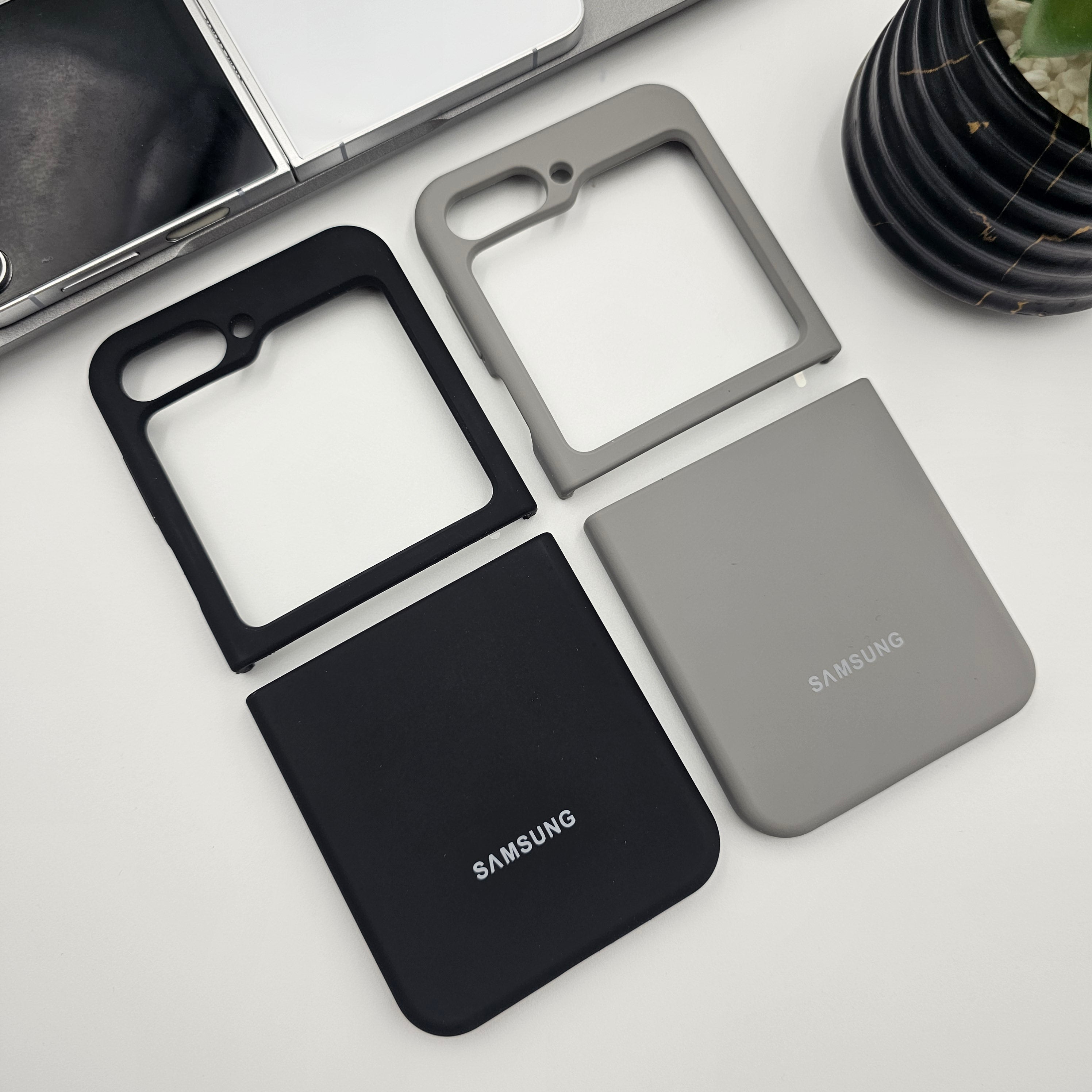 Silicone Case with Microfiber Lining For Samsung Galaxy Z Flip 6 | Soft Silk Feel