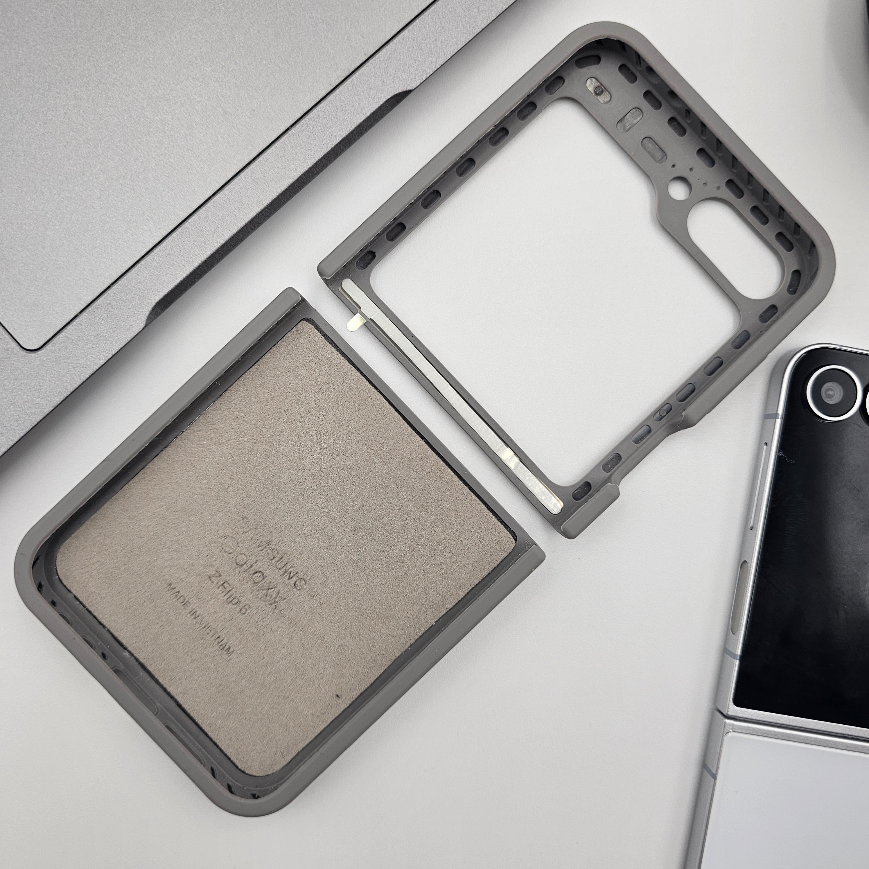 Silicone Case with Microfiber Lining For Samsung Galaxy Z Flip 6 | Soft Silk Feel