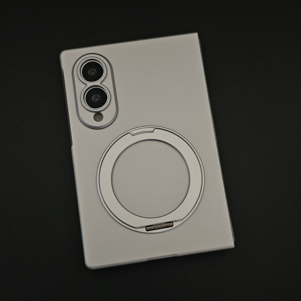 360° Metal Ring Stand MagSafe Protective Case with Front Screen Guard for Samsung Galaxy Z Fold 8
