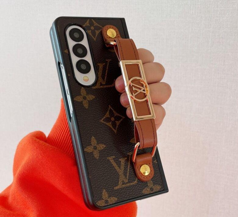 Samsung Galaxy Z Fold 7 Luxury Brand Strap Belt Holder Case