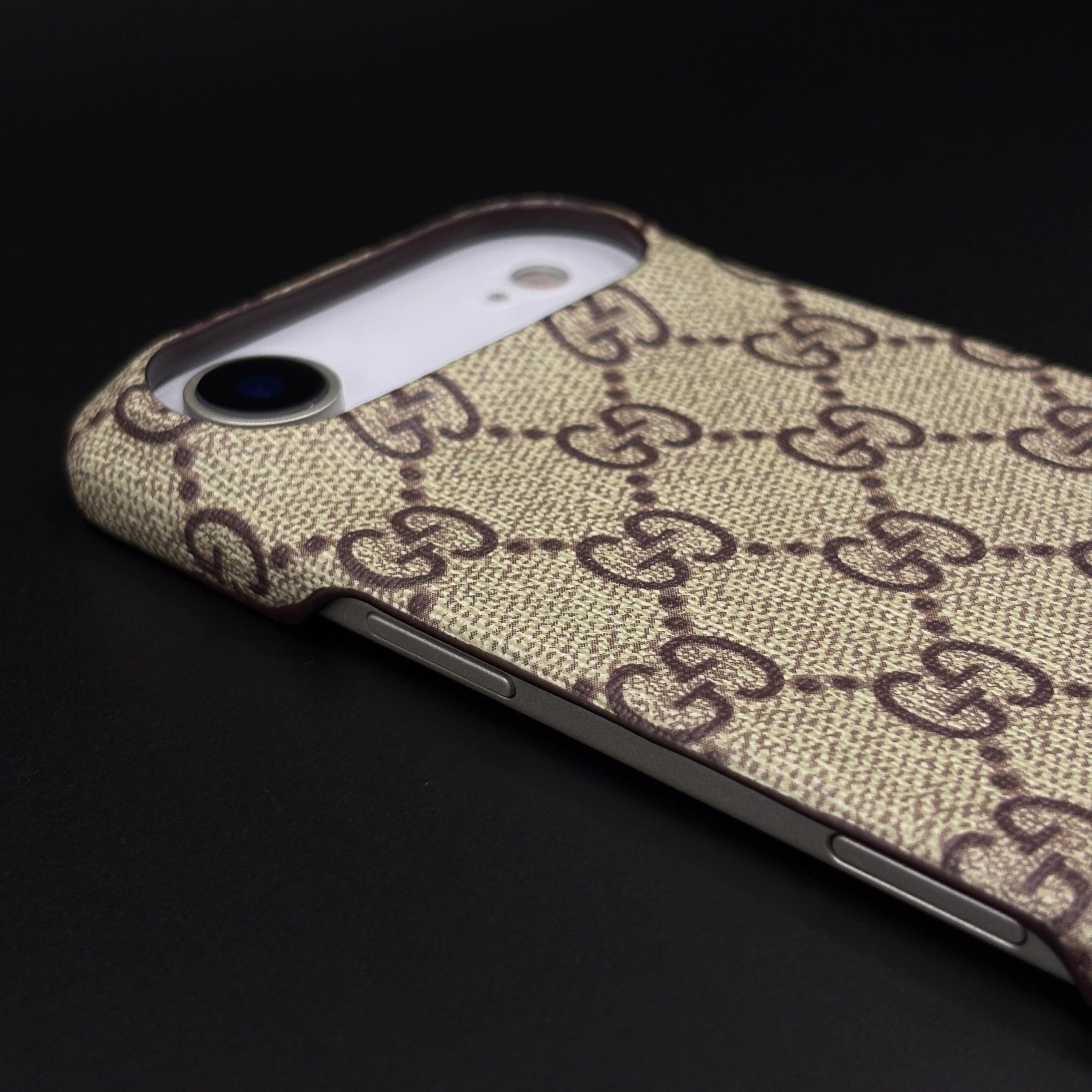 GG Monogram Luxury Pattern Mobile Case Cover for iPhone 17 Air | Premium Emblem Canvas Edition