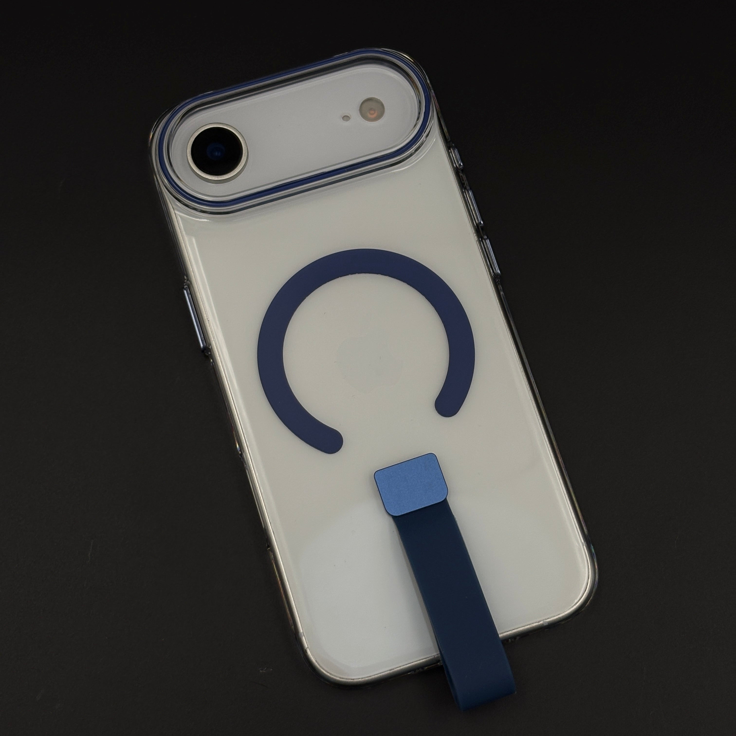 MagSafe Clear Phone Case Cover with Finger Strap Holder for iPhone 17 Air