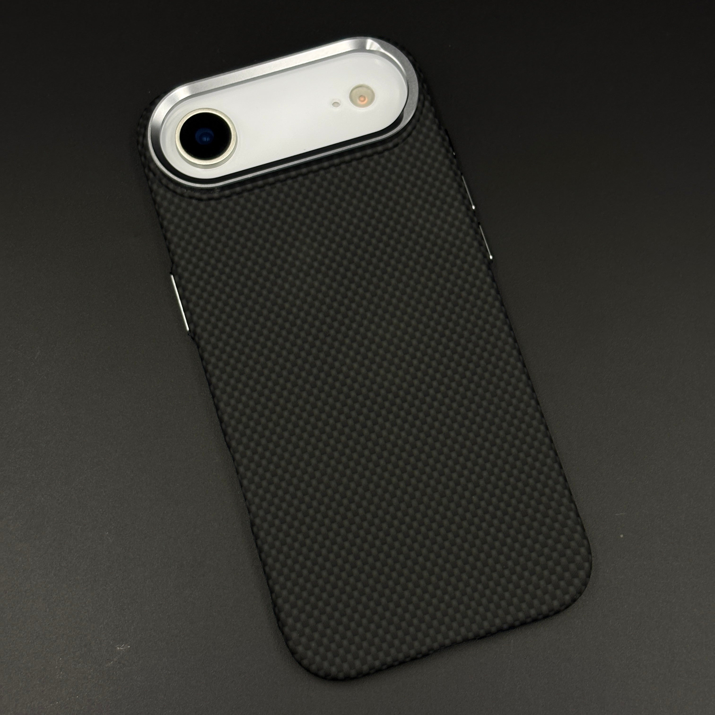 UltraLite Black Case Slim Mobile Case Cover for iPhone 17 Air | Rare Aramid Texture Finish | Real Carbon Fibre Feel | Hidden MagSafe