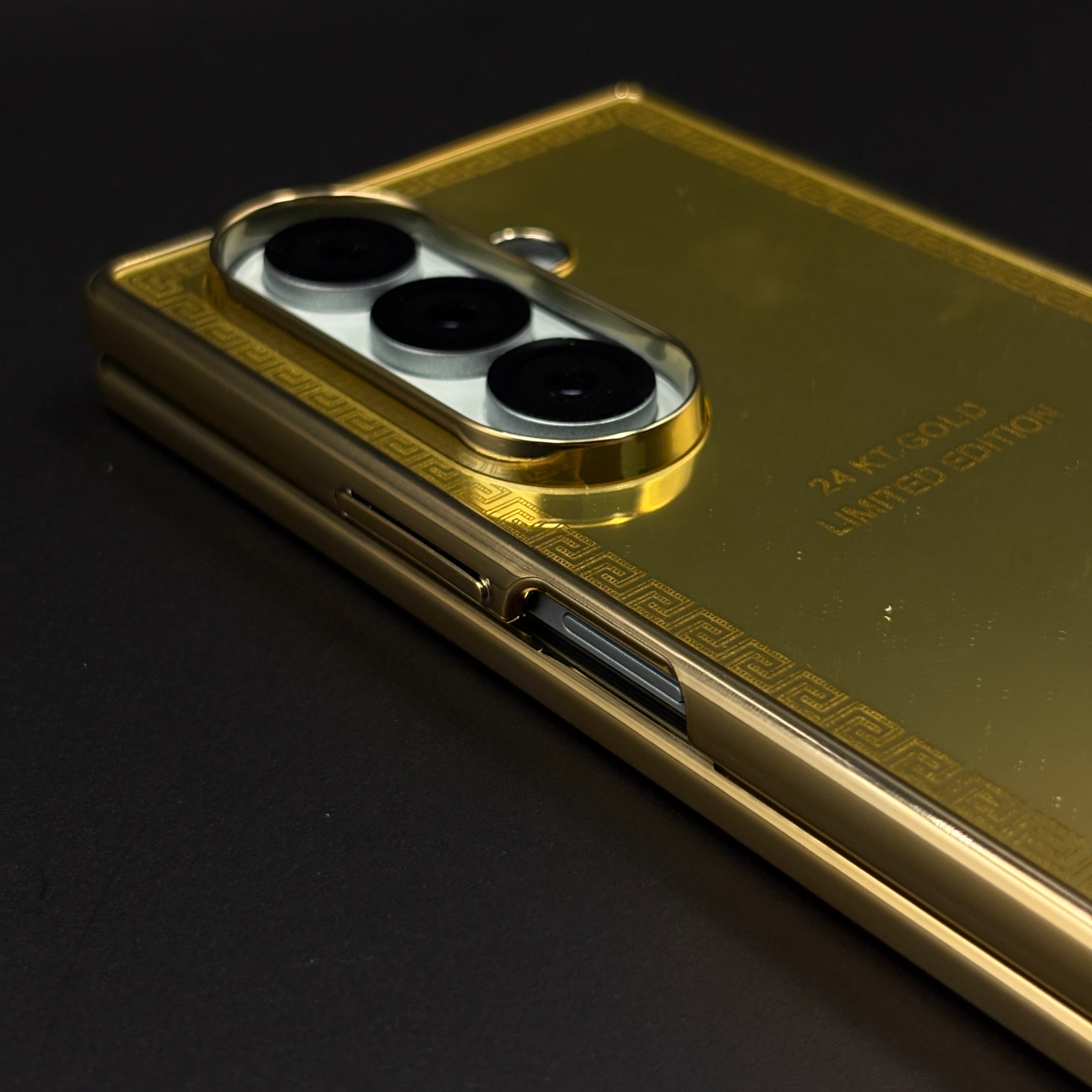 Handcrafted 24K Gold Plated Watch Brand Case for Samsung Galaxy Z Fold 7 | Luxury Limited Edition Cover