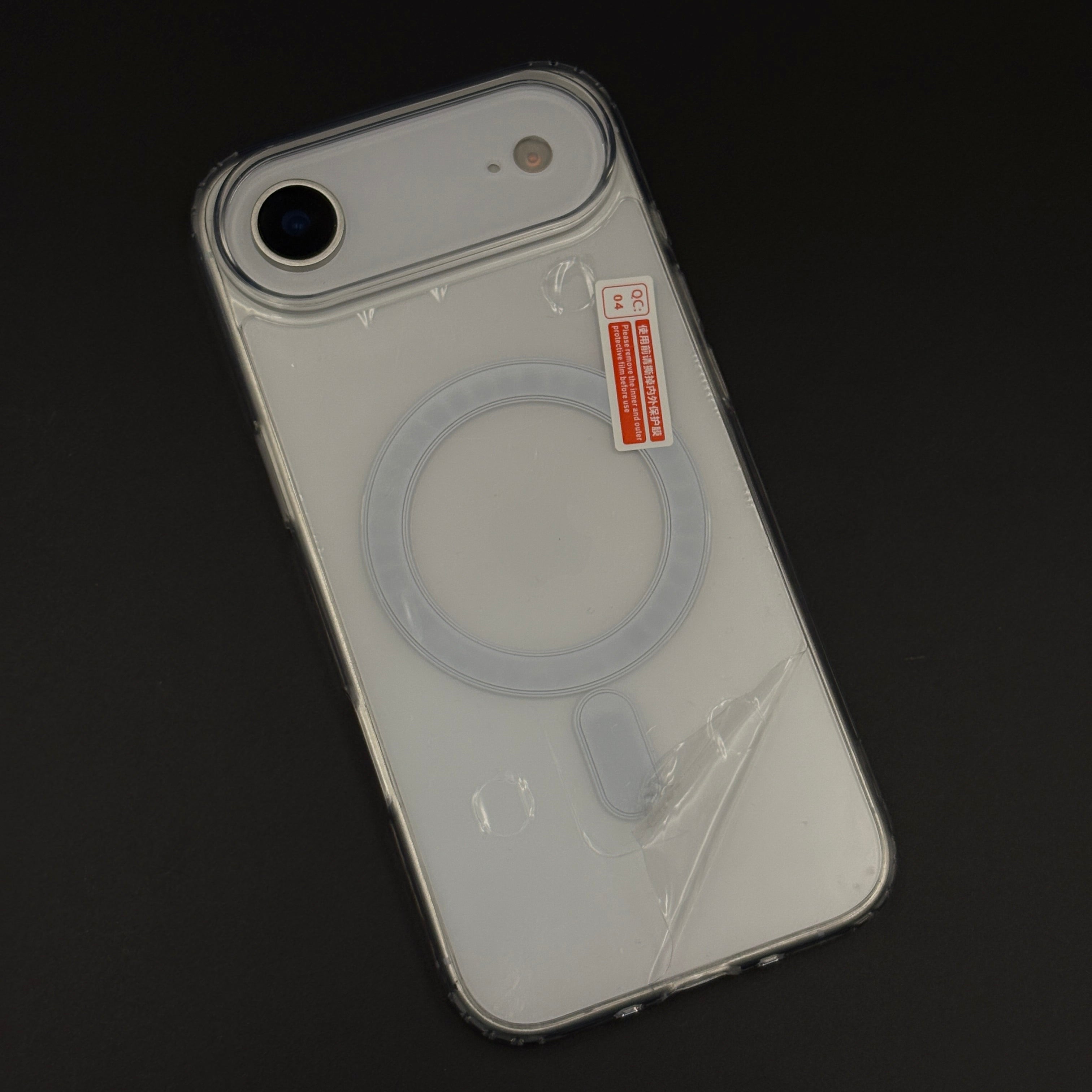 SPGN Anti-Yellow MagSafe Transparent Case for iPhone 17 Air | Crystal Clear Shockproof Cover