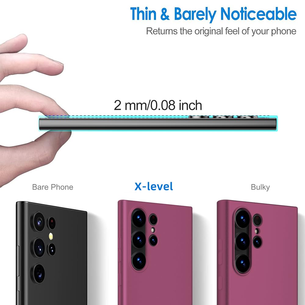 Samsung Galaxy S25 Ultra Super Slim Smooth TPU Matte Finish Case