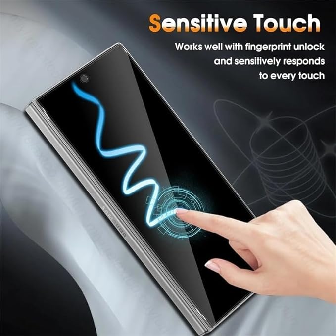 Samsung Galaxy Z Fold 7 Front Outer Screen Privacy Tempered Glass