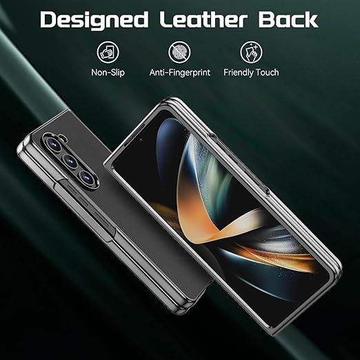 Samsung Galaxy Z Fold 6 Leather Chromeplated Case