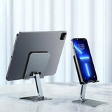 Aluminium Metal Alloy Adjustable Folding Mobile Phone Stand Holder