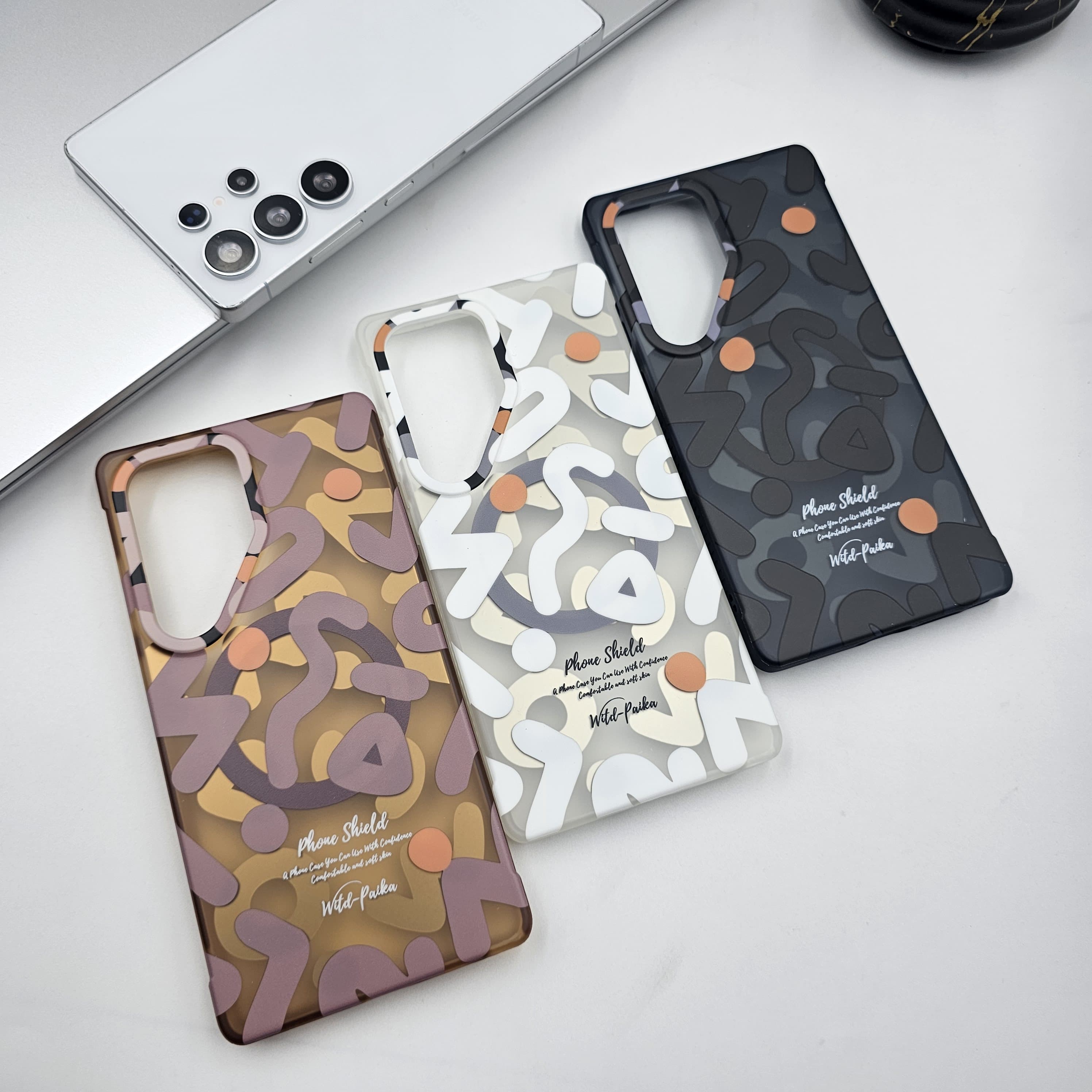 Samsung Galaxy S25 Ultra Smokey Graffiti Magnetic Magsafe Case