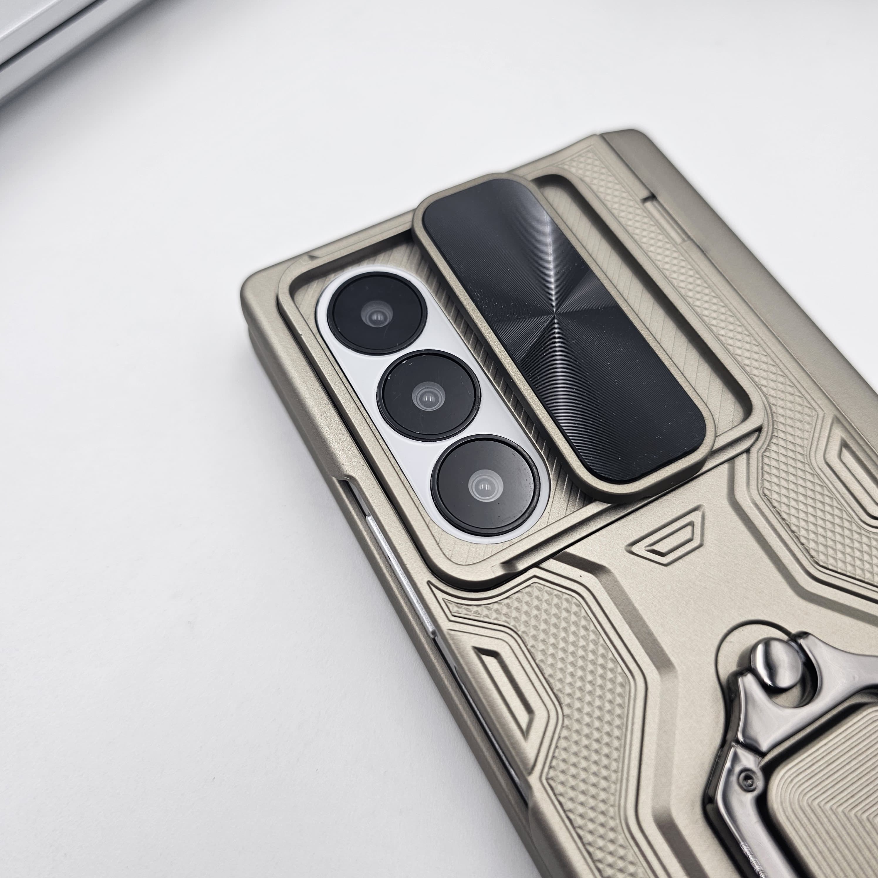 Samsung Galaxy Z Fold 6 Magnetic Hinge Protection Pen Holder Armor Case