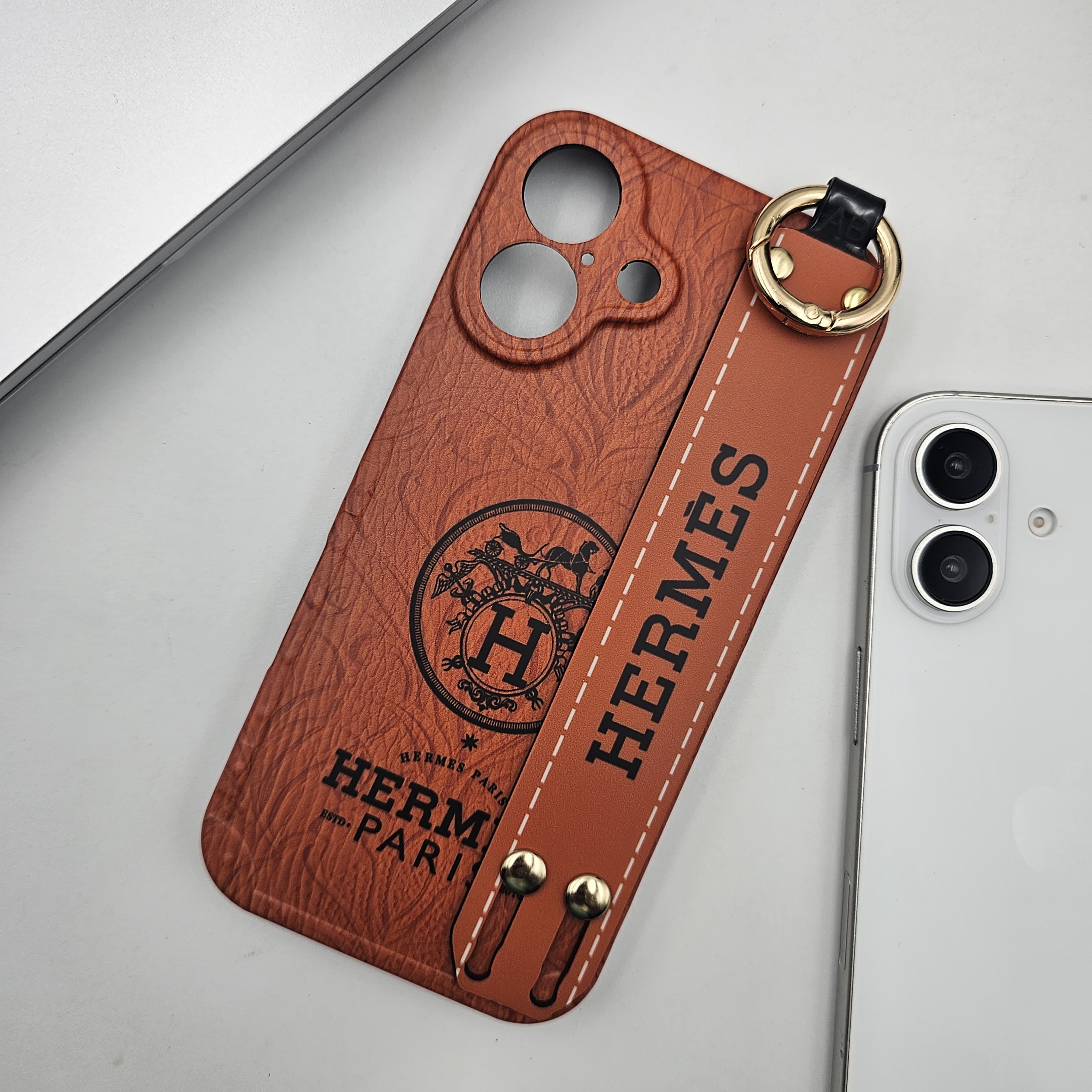 iPhone Luxury Brand HMS Strap Belt Case Cover