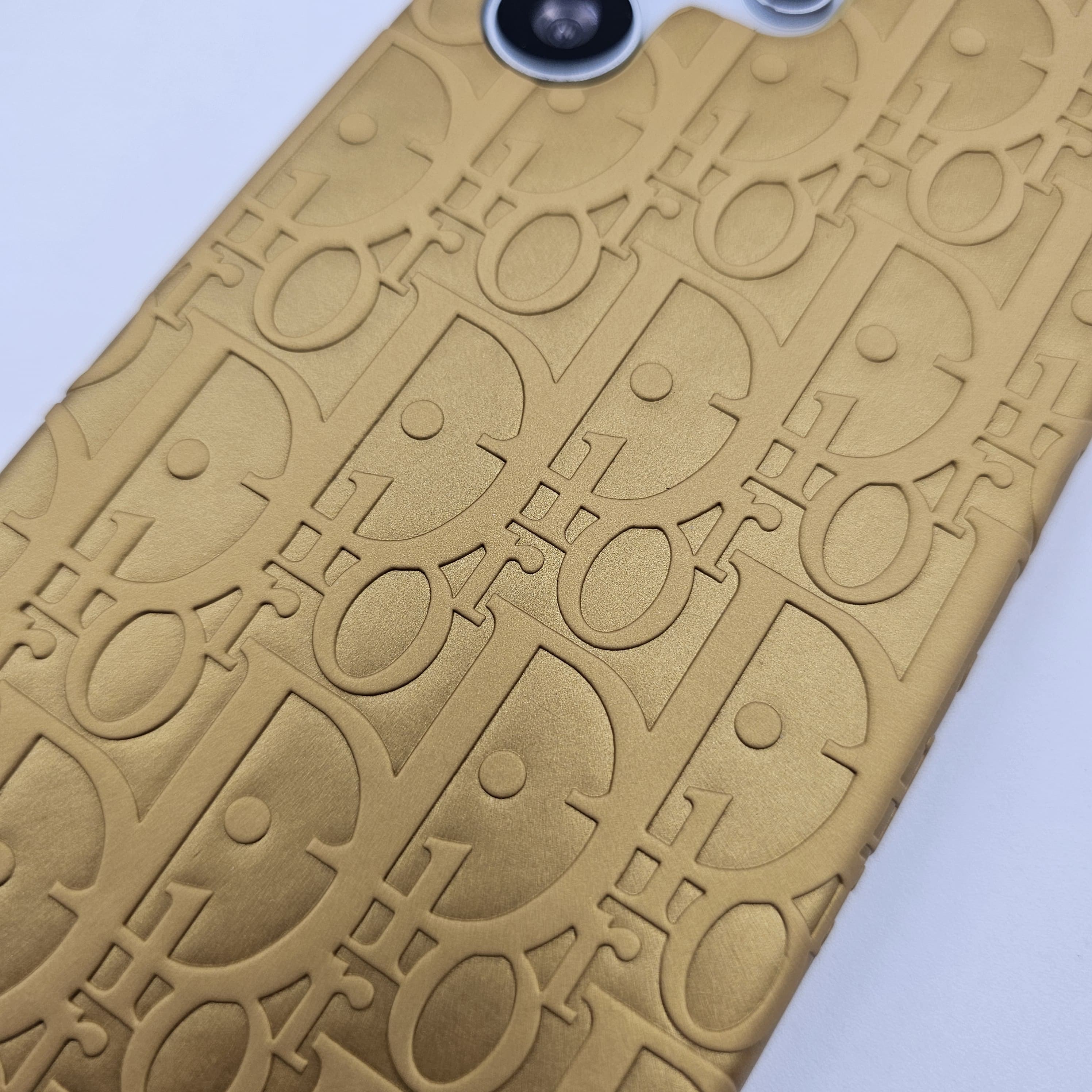 Samsung Galaxy S25 Ultra Luxury Brand CD Embossed Leather Case