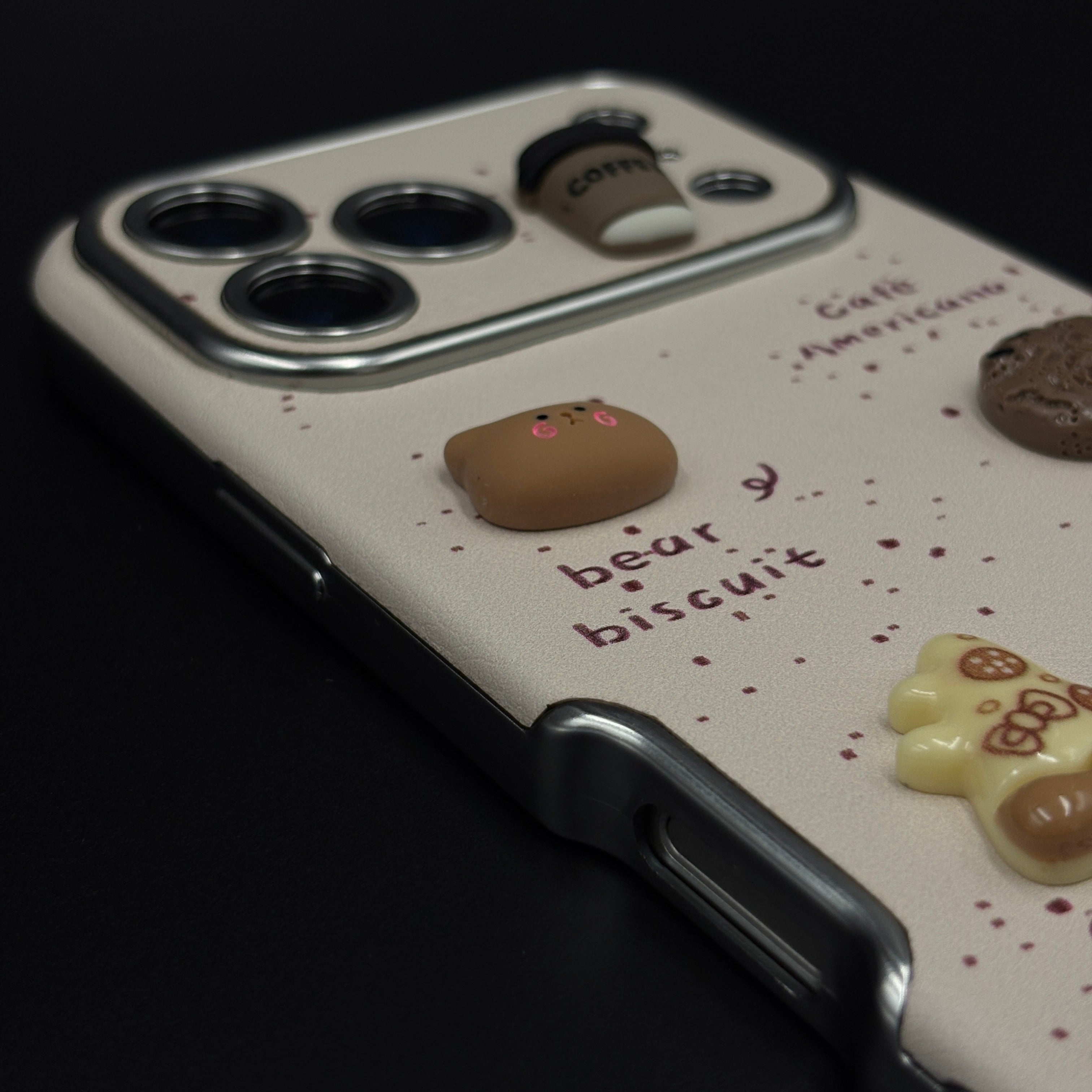 Americano Bear Cookies Cafe Cute Mobile Case Cover for iPhone 17 Series