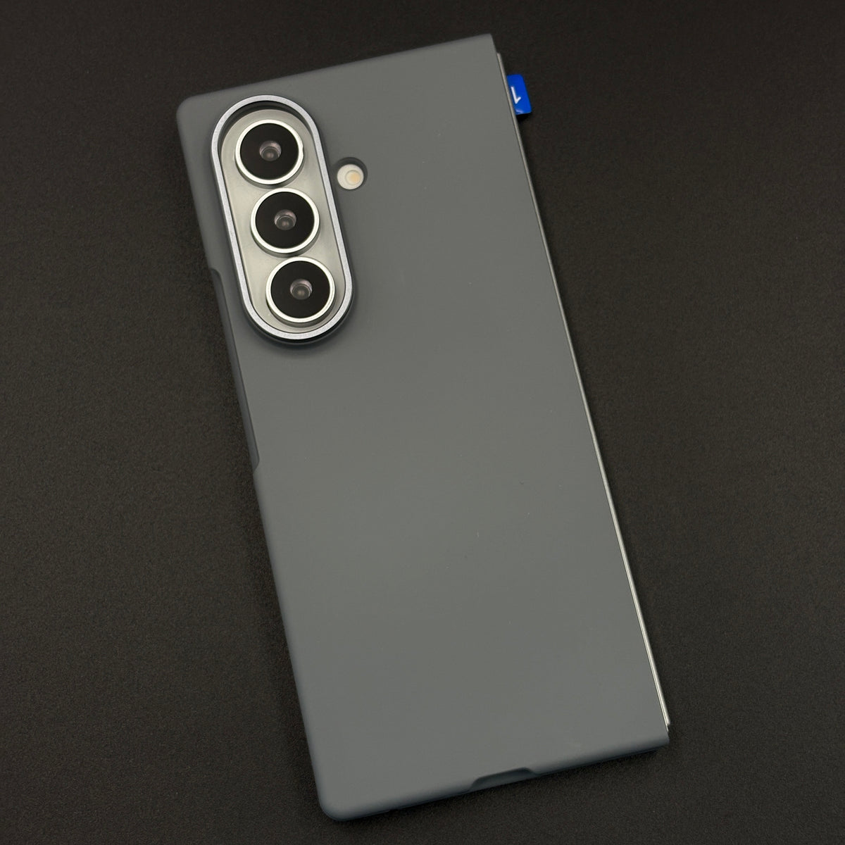 Silk-Touch Silicone Protective Case for Samsung Galaxy Z Fold 8 Ultra with Microfiber Lining & Front Screen Guard