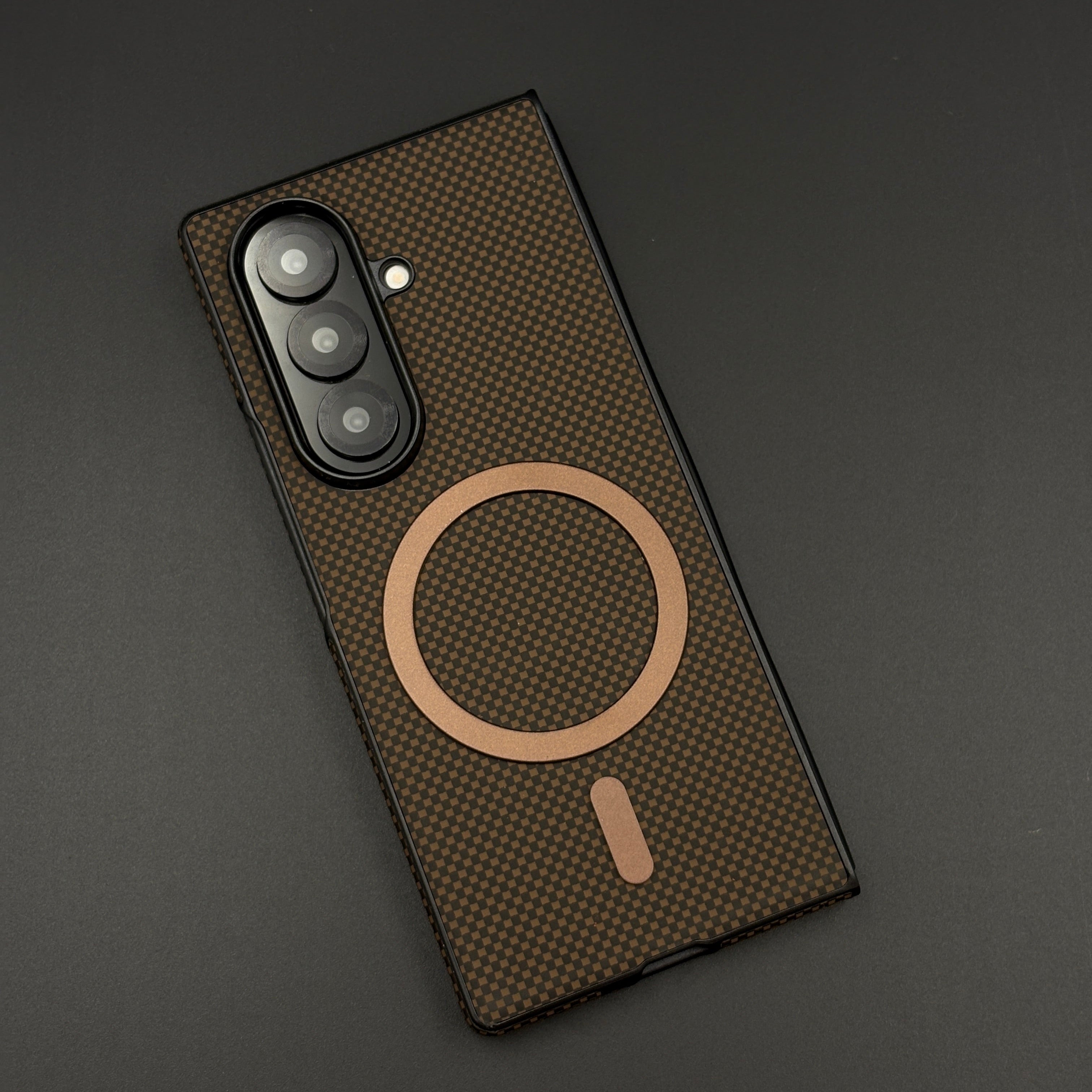 Luxury MagSafe Leather Phone Case Cover for Samsung Galaxy Z Fold 6 | Sleek Magnetic Wireless Edition