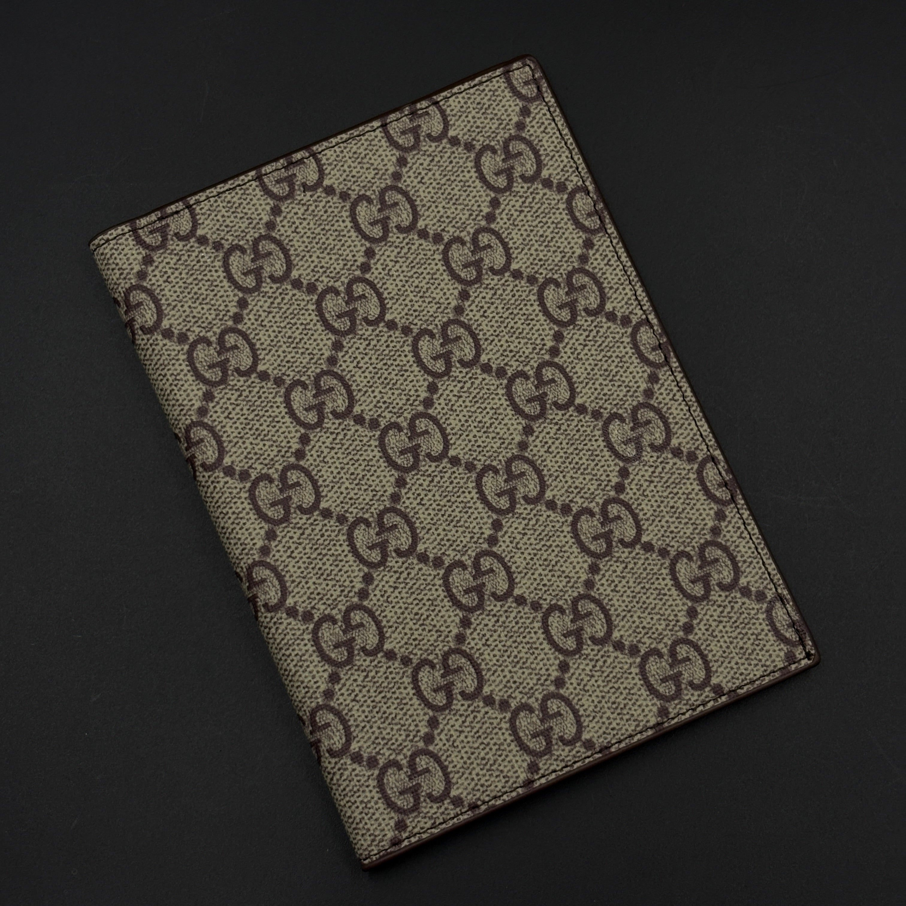 Luxury GG Monogram Passport Holder Case Cover Slim Design for Travel Men Women with Box
