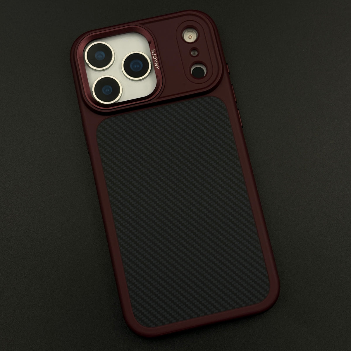 Stealth Armor Hidden MagSafe Carbon Mobile Case Cover for iPhone 17 Series