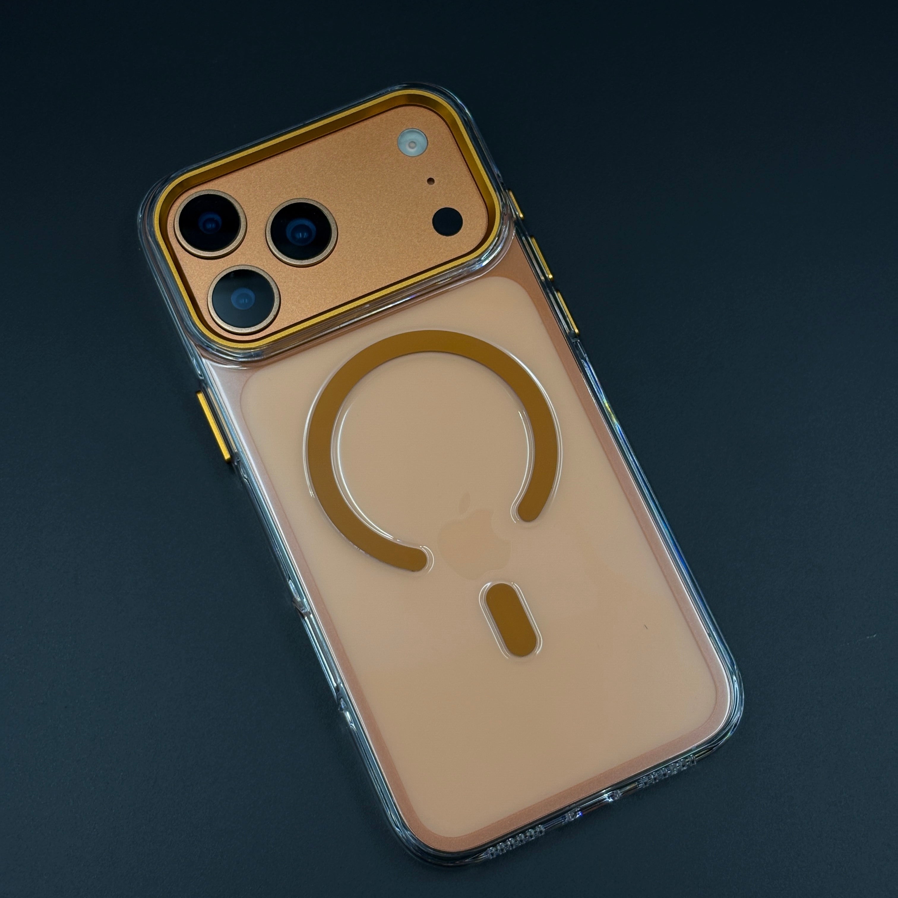 Non Yellowing Clear MagSafe Phone Case Cover Metal Camera Bump for iPhone 17 Series | Scratch-Resistant Hybrid