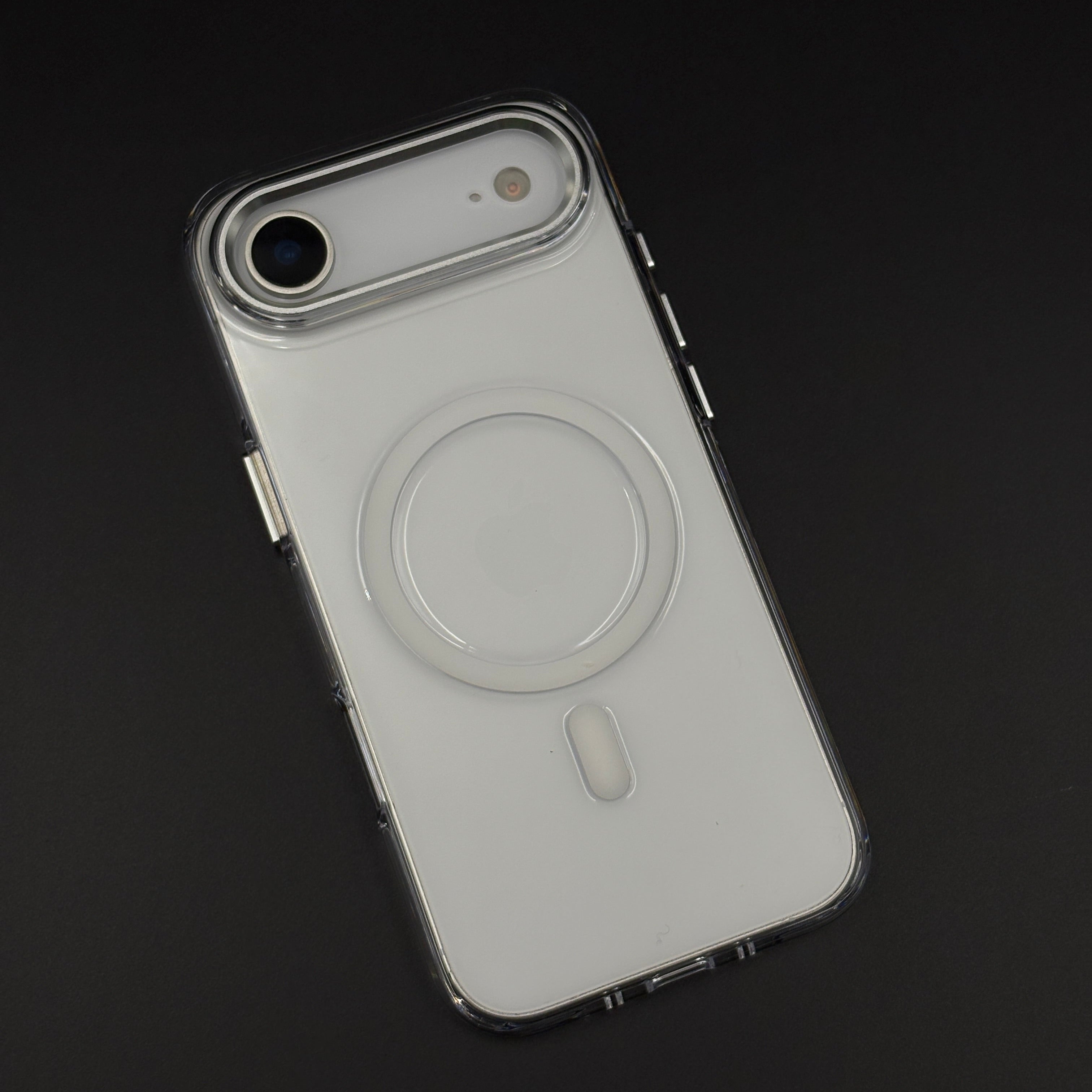 Non Yellowing Clear MagSafe Phone Case Cover Metal Camera Bump for iPhone 17 Air | Scratch-Resistant Hybrid