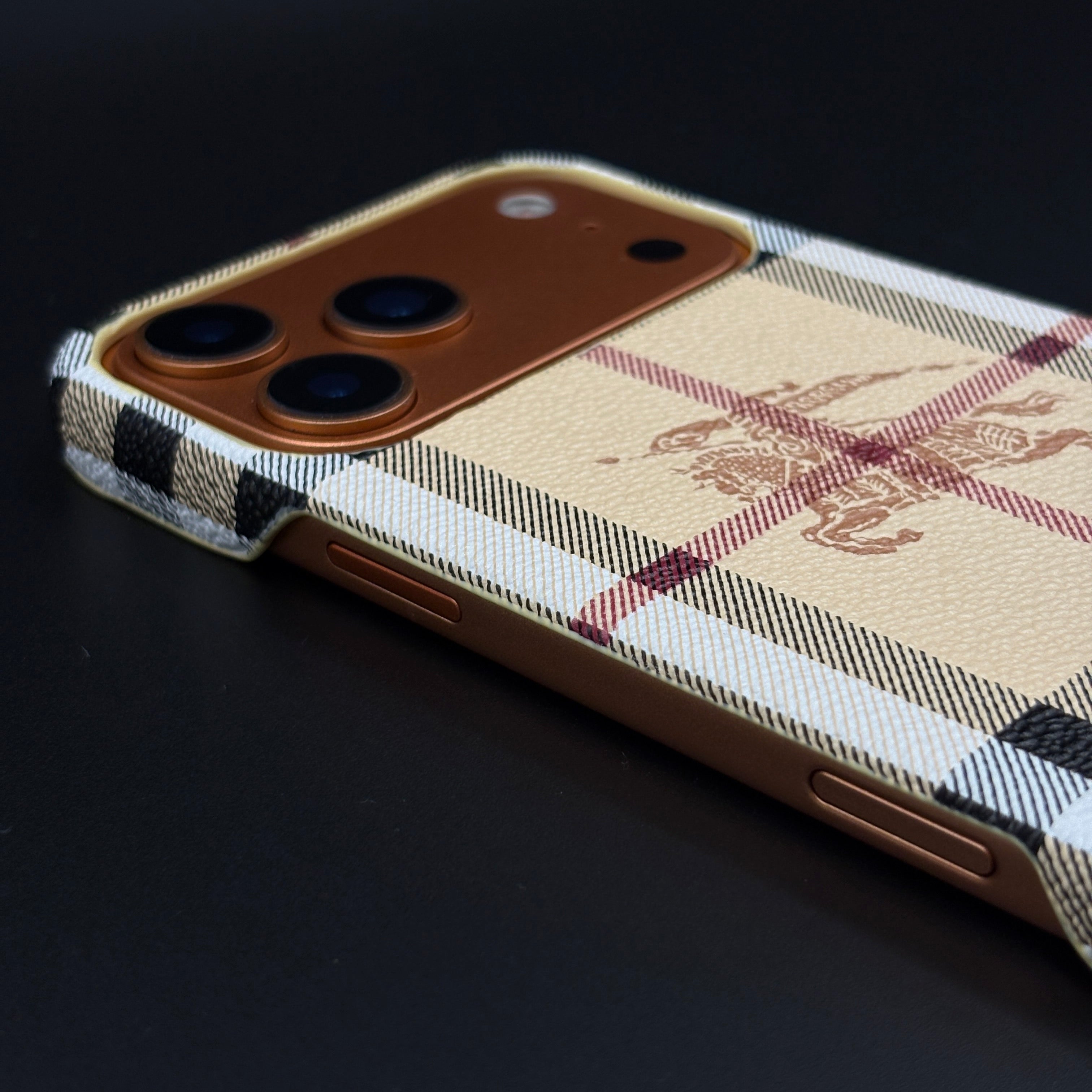 BBRY Fashion PU Leather Case for iPhone 17 Series | Luxury Designer Protective Cover