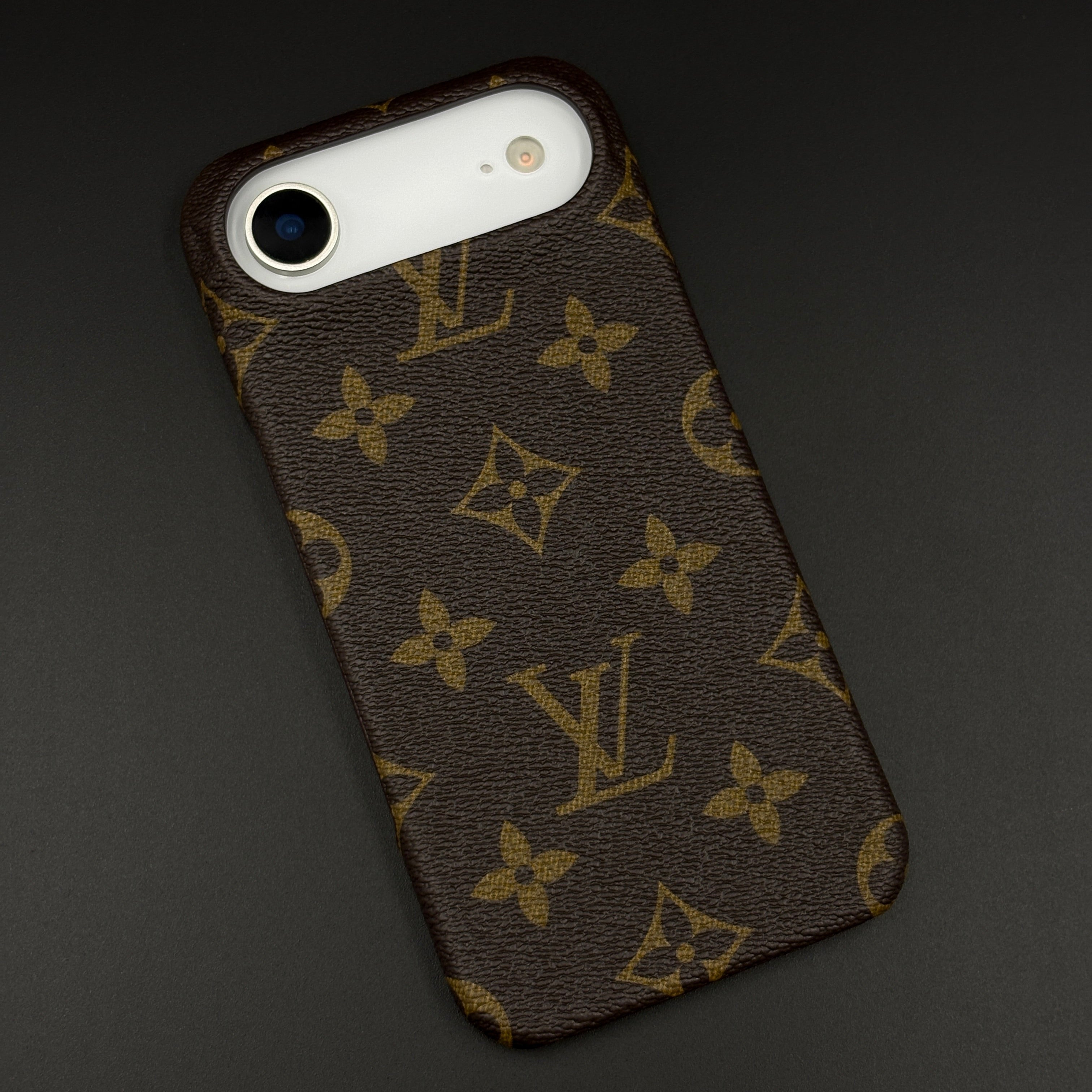 Luxury Brand Borderless Frame PU Leather Case for iPhone 17 Air | Designer Protective Cover