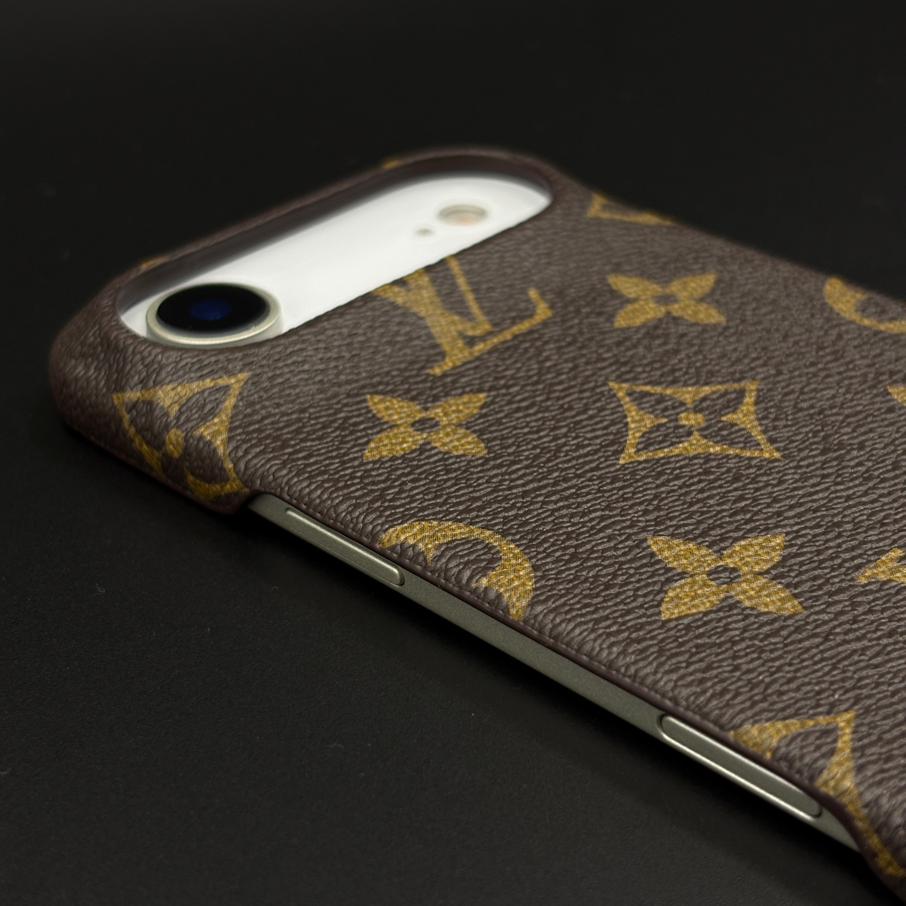 Luxury Brand Borderless Frame PU Leather Case for iPhone 17 Air | Designer Protective Cover