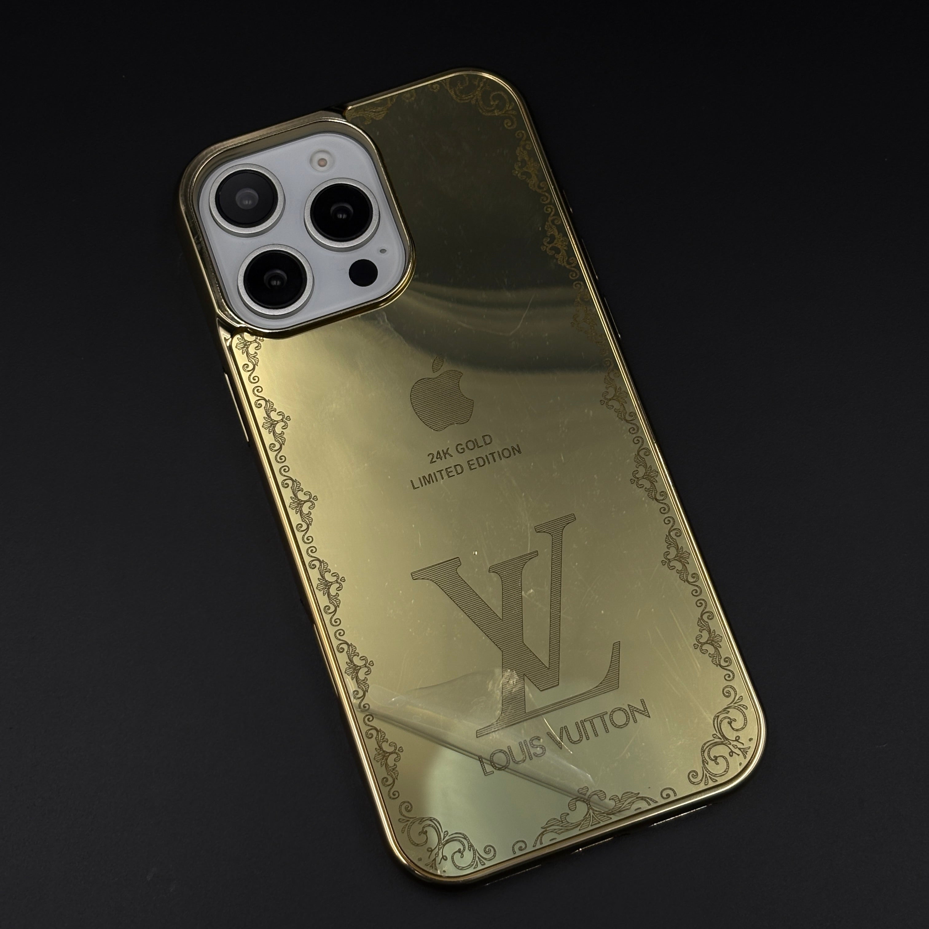 Handcrafted 24K Gold Plated Luxury Fashion Brand Case for iPhone Series | Luxury Limited Edition Cover