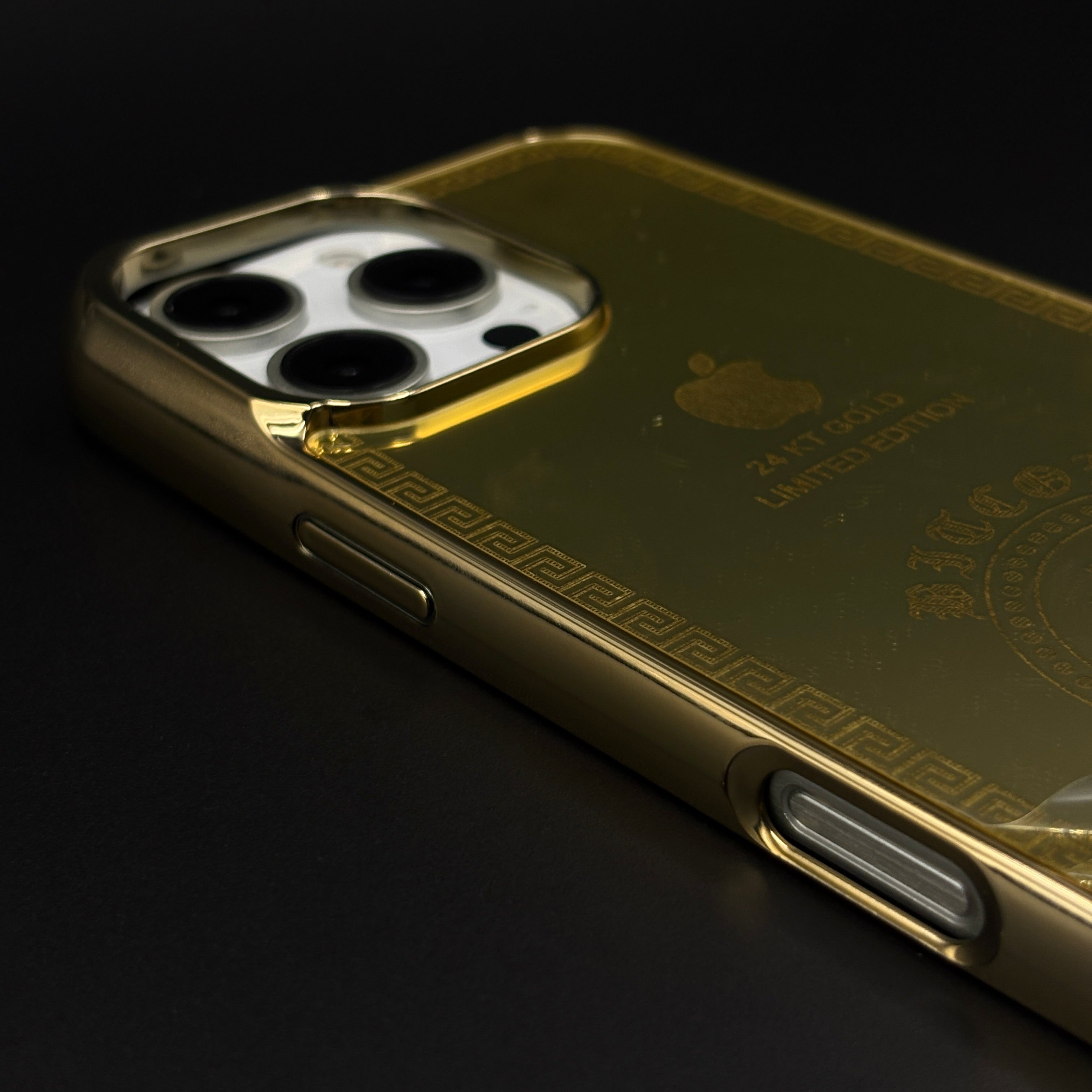 Handcrafted 24K Gold Plated Bitcoin for iPhone Series | Luxury Limited Edition Cover