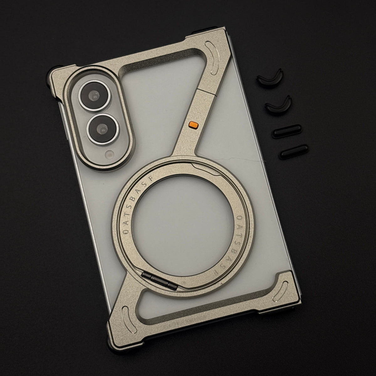 Z Shape Aluminium Metal Rotating Kickstand Case for Samsung Galaxy Z Fold 8
