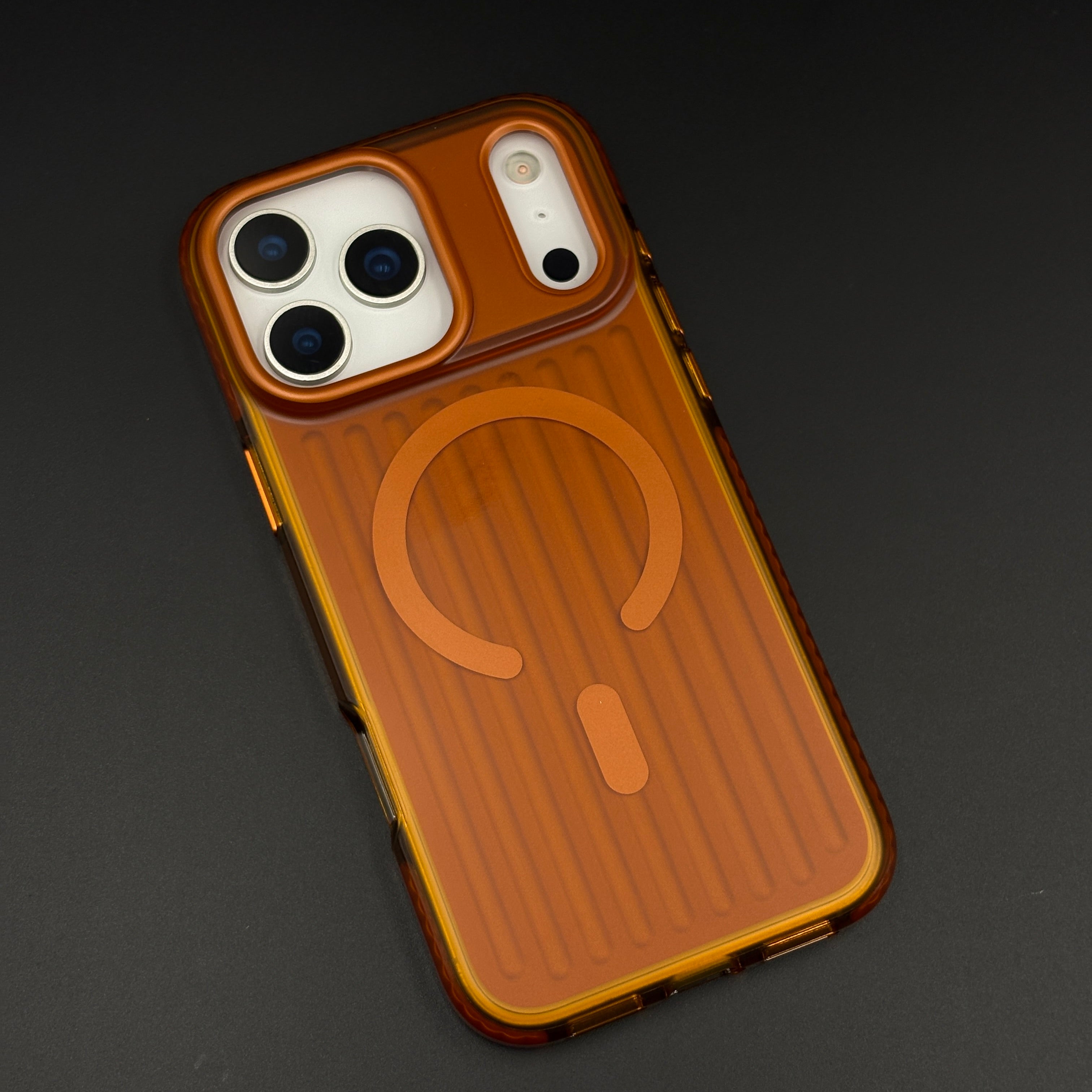 Ridge MagSafe Designer Mobile Case Cover for iPhone 17 Series | Modern Minimalist Groove Series with Camera Protection