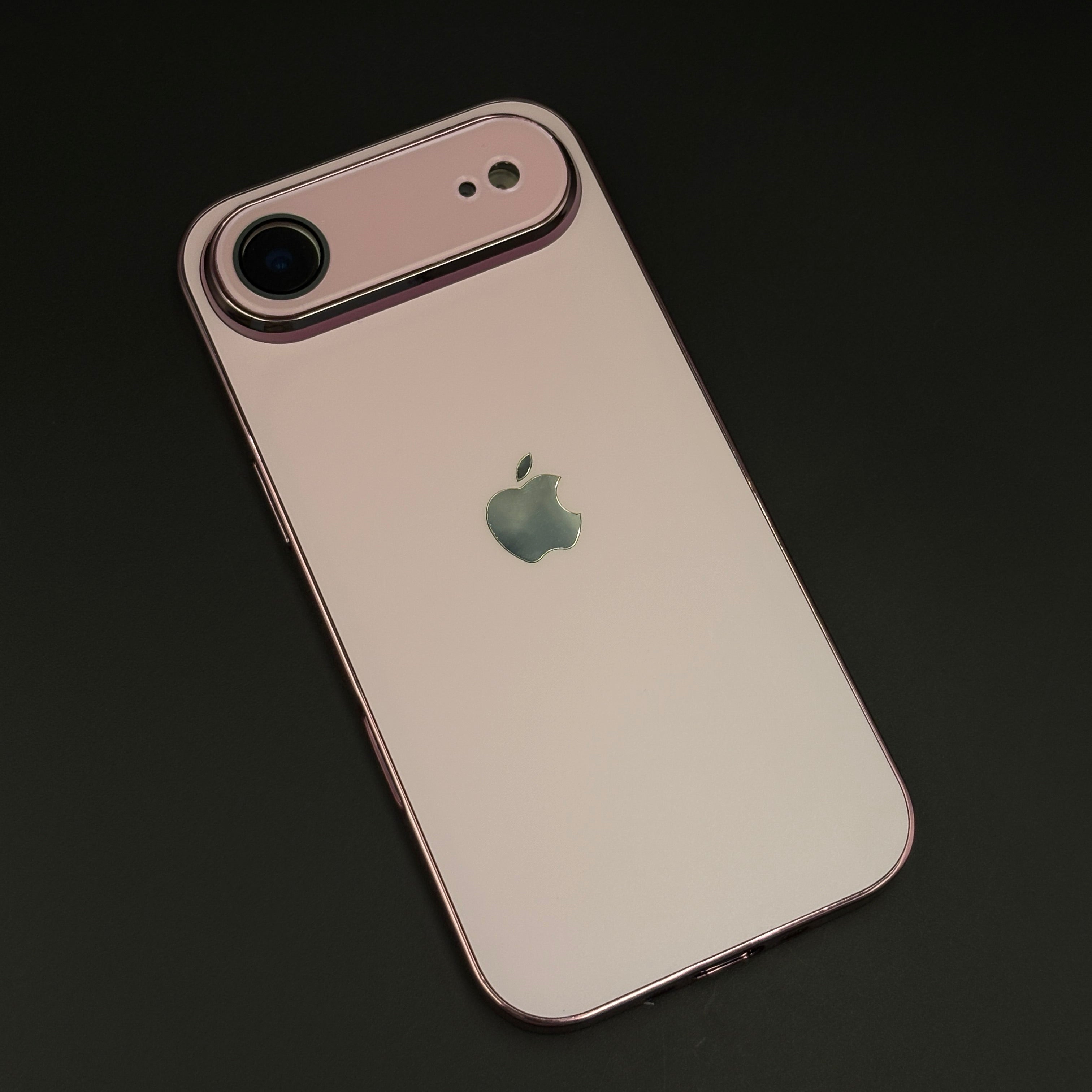 Luxury Backplane Glass Chromatic Lens Shield Case for iPhone 17 Air