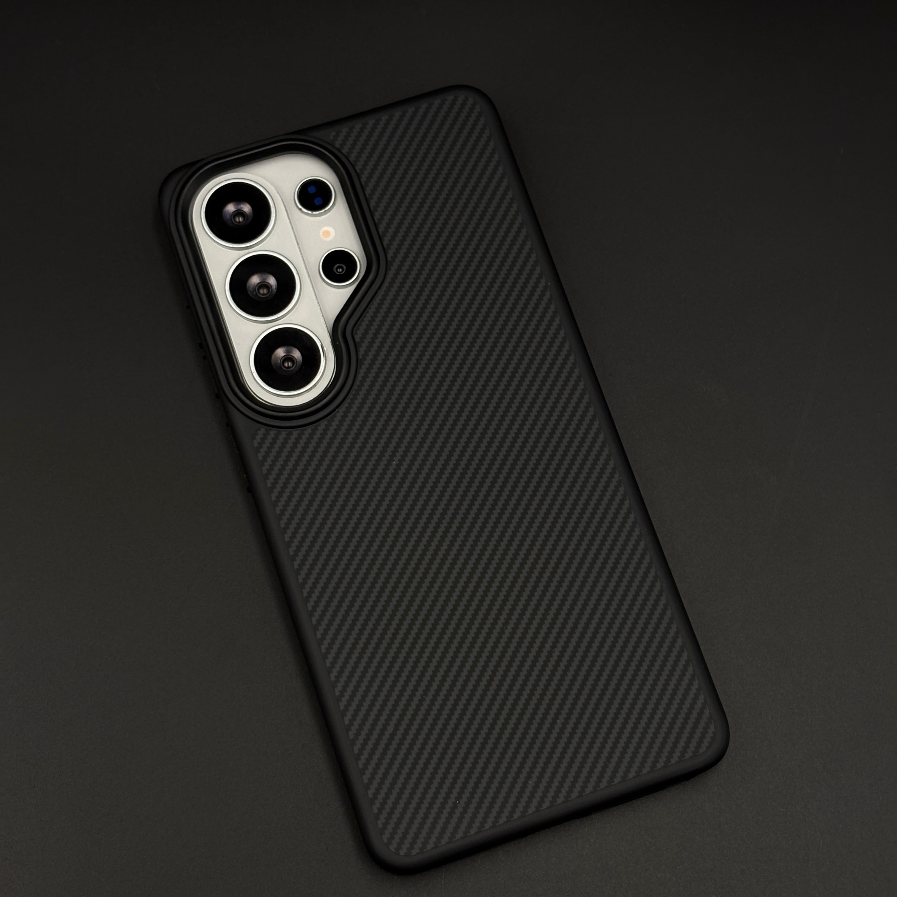 Stealth Carbon Fiber Hidden MagSafe Mobile Case Cover for Samsung Galaxy S26 Ultra