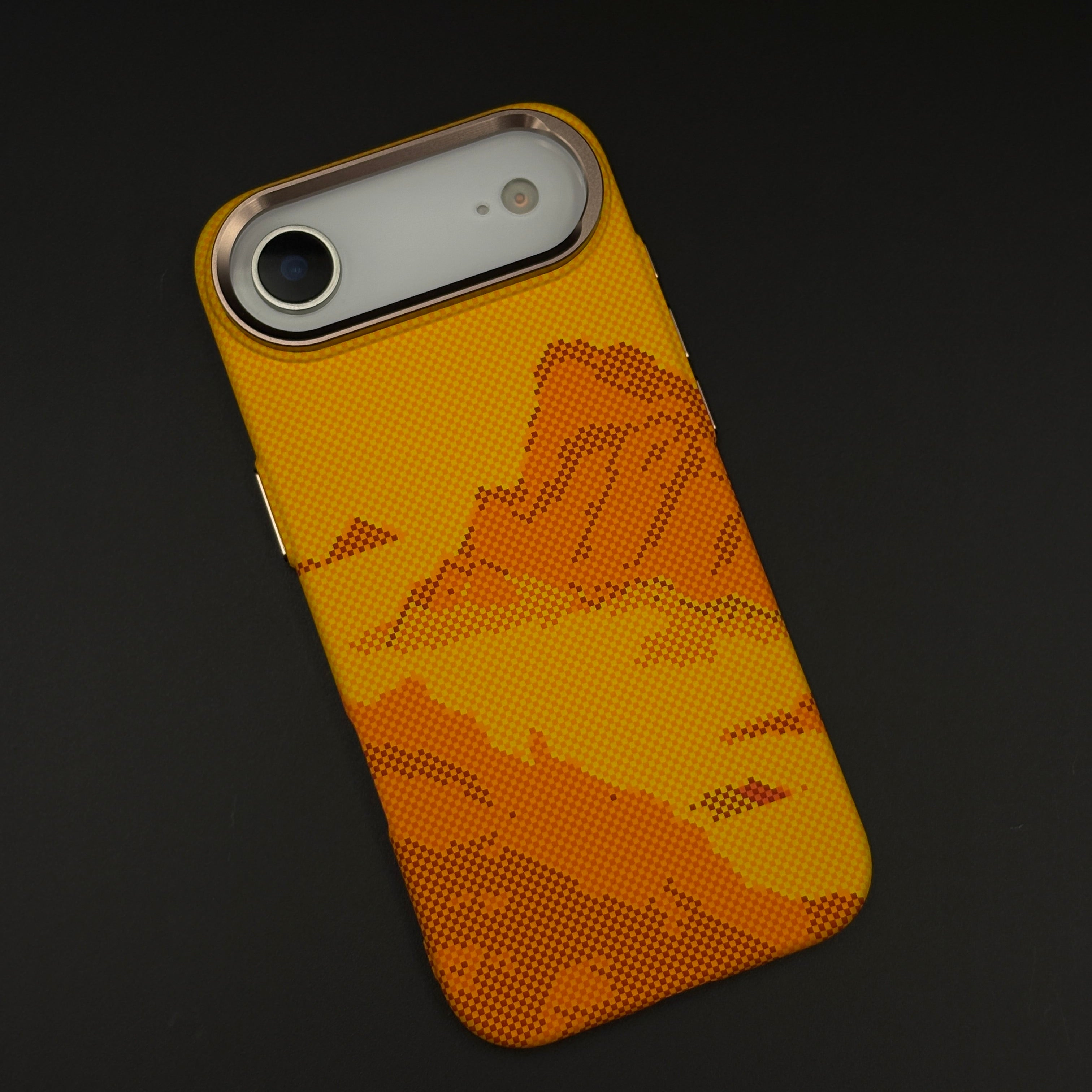 Yellow Canyon Art Slim Mobile Case Cover for iPhone 17 Air | Rare Aramid Texture | Real Carbon Fibre Feel | Hidden MagSafe