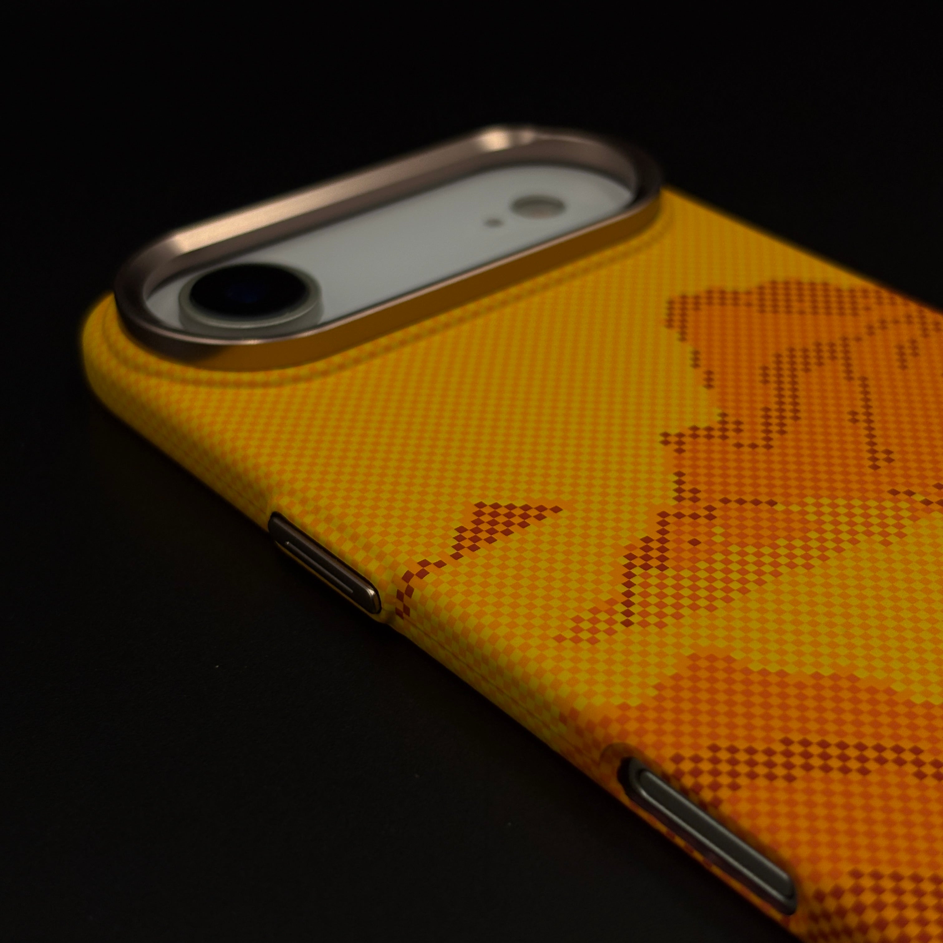 Yellow Canyon Art Slim Mobile Case Cover for iPhone 17 Air | Rare Aramid Texture | Real Carbon Fibre Feel | Hidden MagSafe