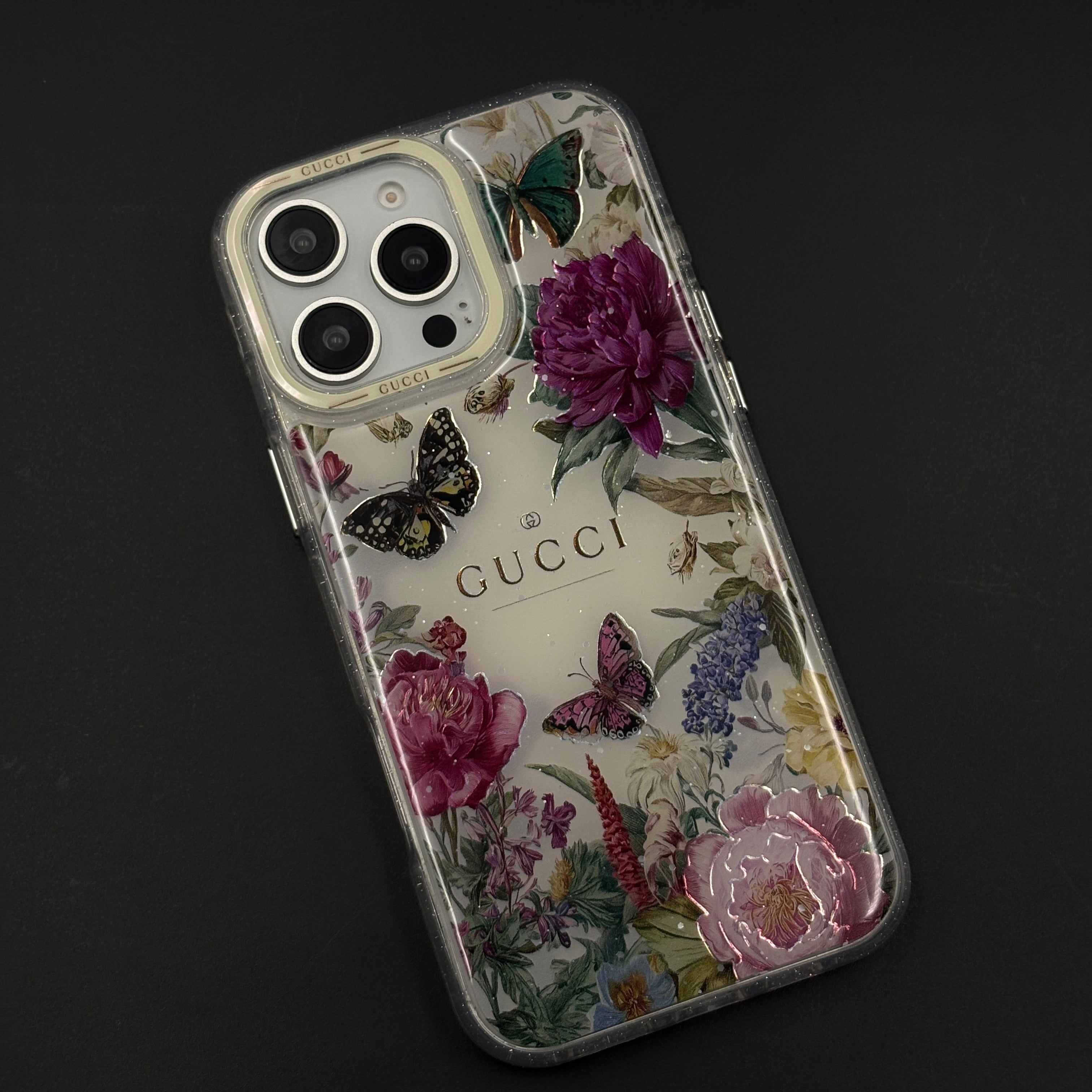 Floral Luxury Brand GG Case for iPhone 16 Pro Max