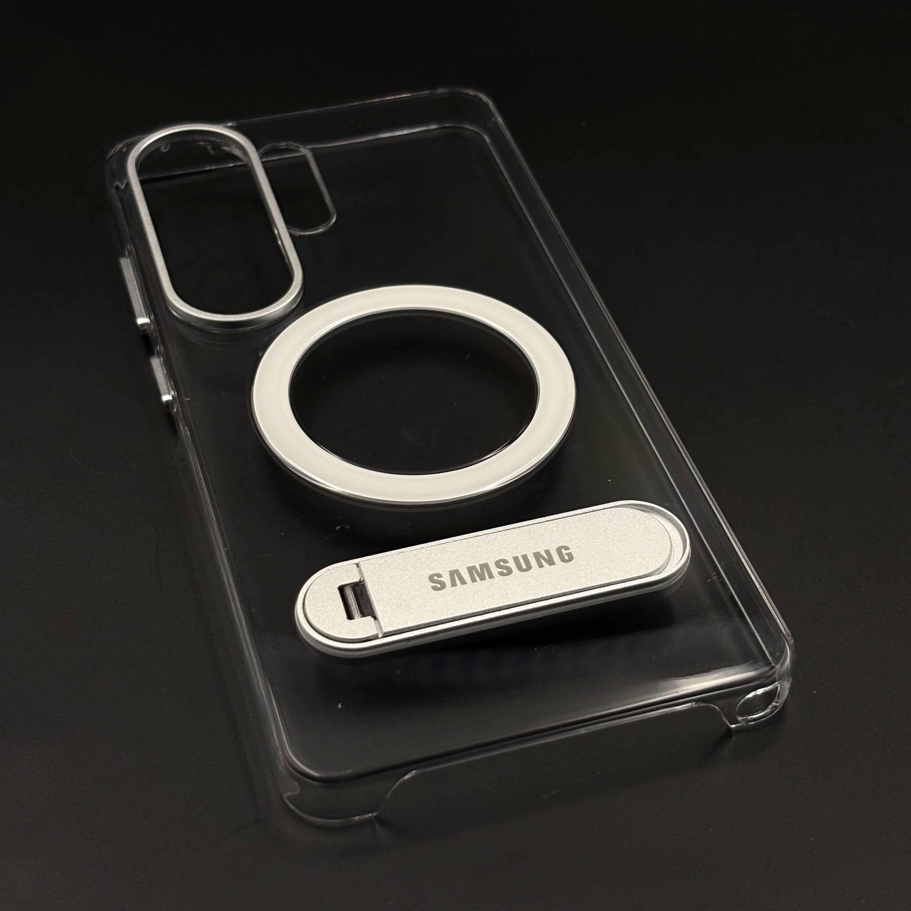 OG Samsung Clear Kickstand MagSafe Anti-Yellow Case Cover for Galaxy S26 Ultra