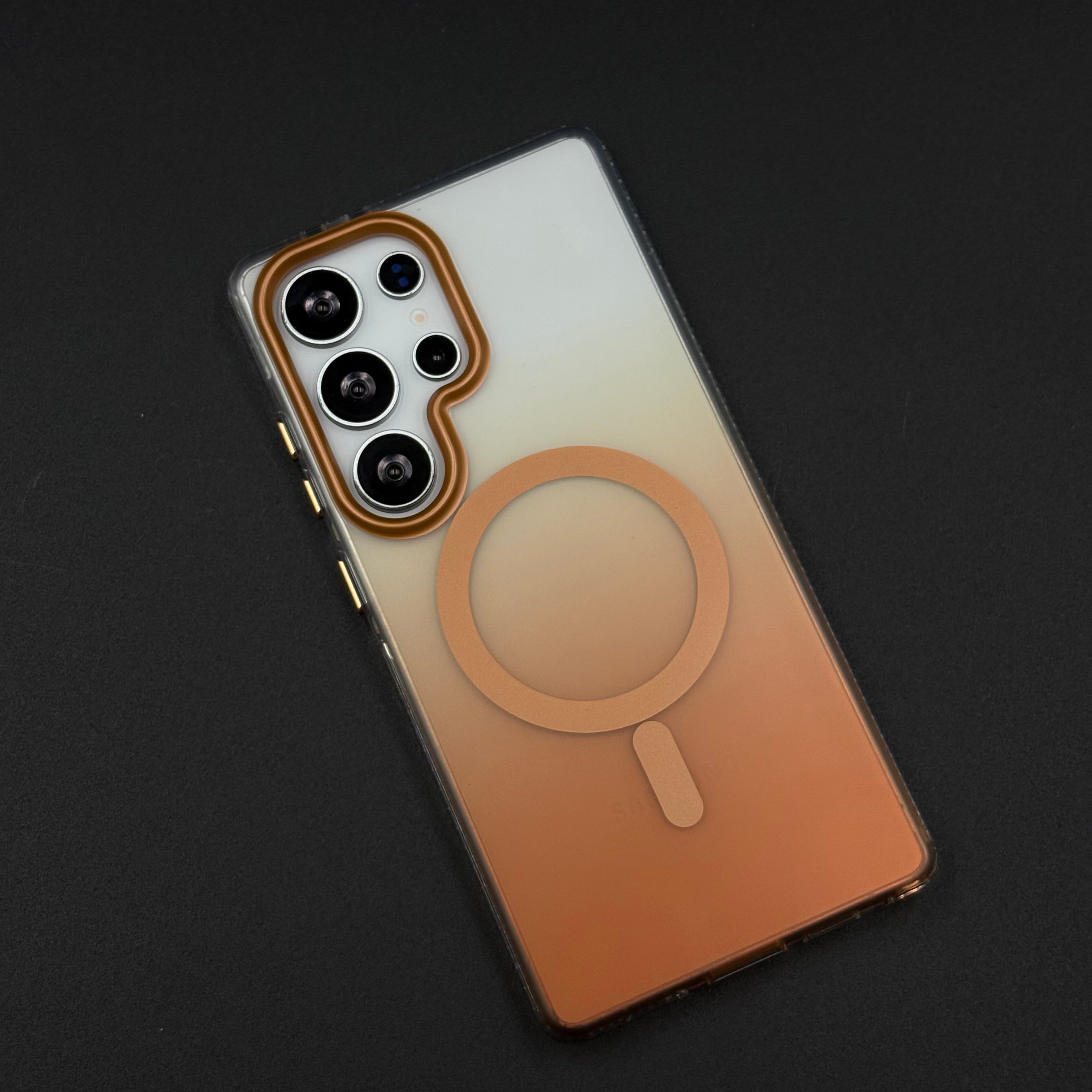 Dual Tone Matte MagSafe Case for Samsung Galaxy S25 Ultra | Anti-Yellowing | Sleek Luxury Cover