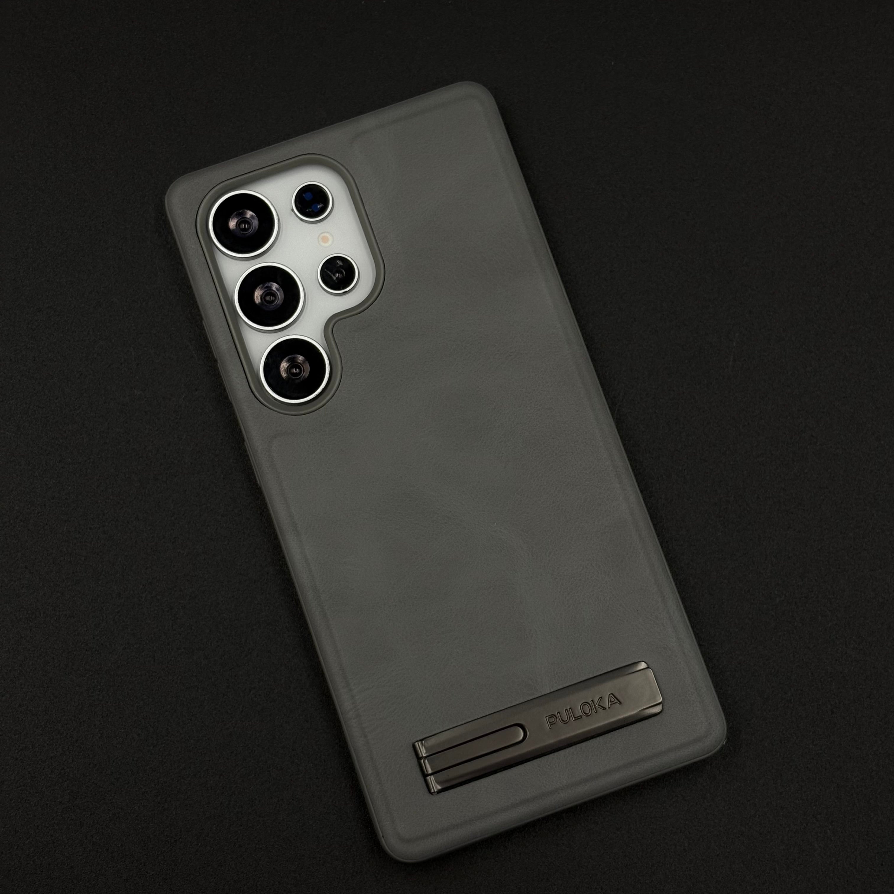 PU Leather Kickstand Case for Samsung Galaxy S25 Ultra | Microfibre Lining | Sleek Grip & Durable Protection