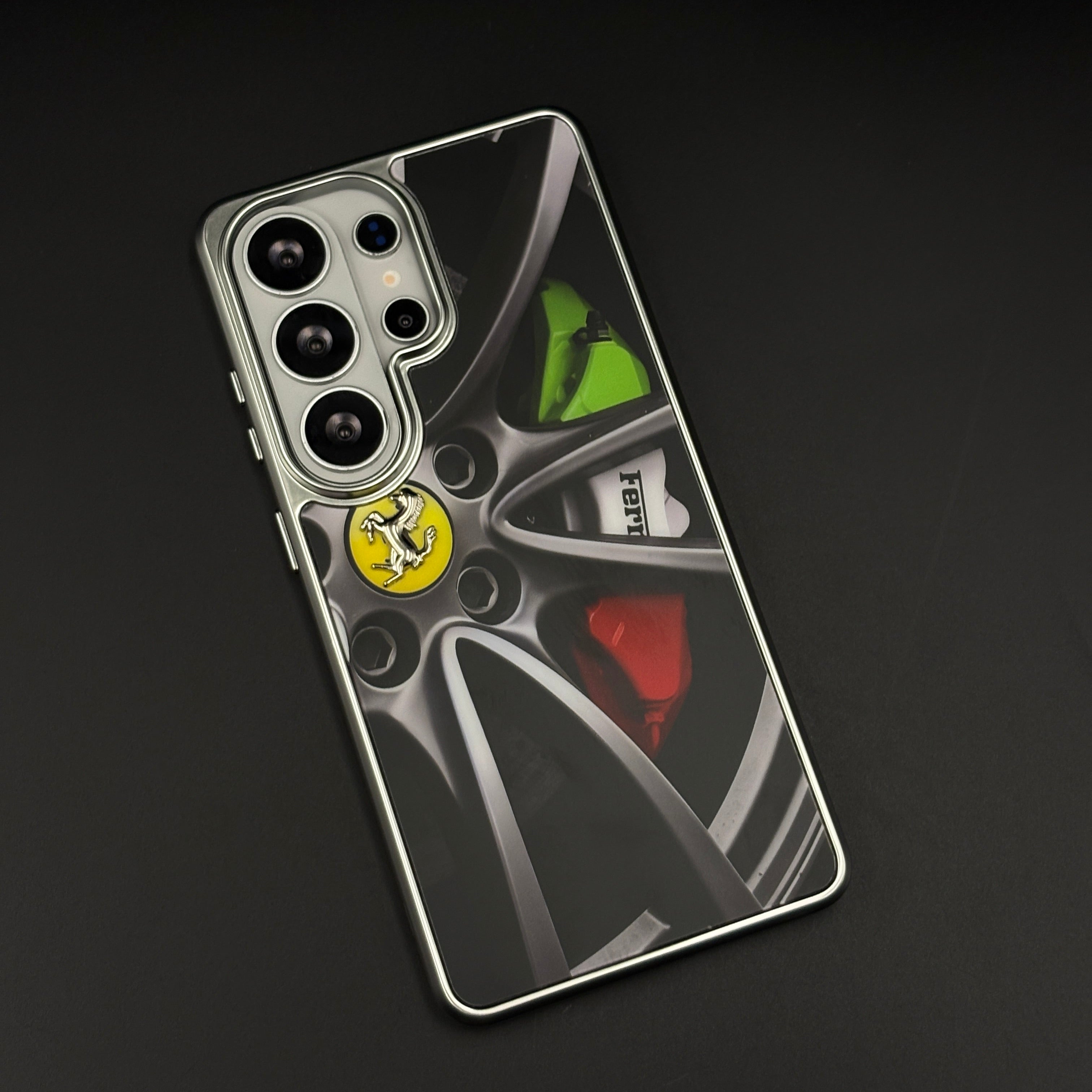 Luxury FR Horse Motorsport Inspired Metal Frame Case for Samsung Galaxy S26 Ultra