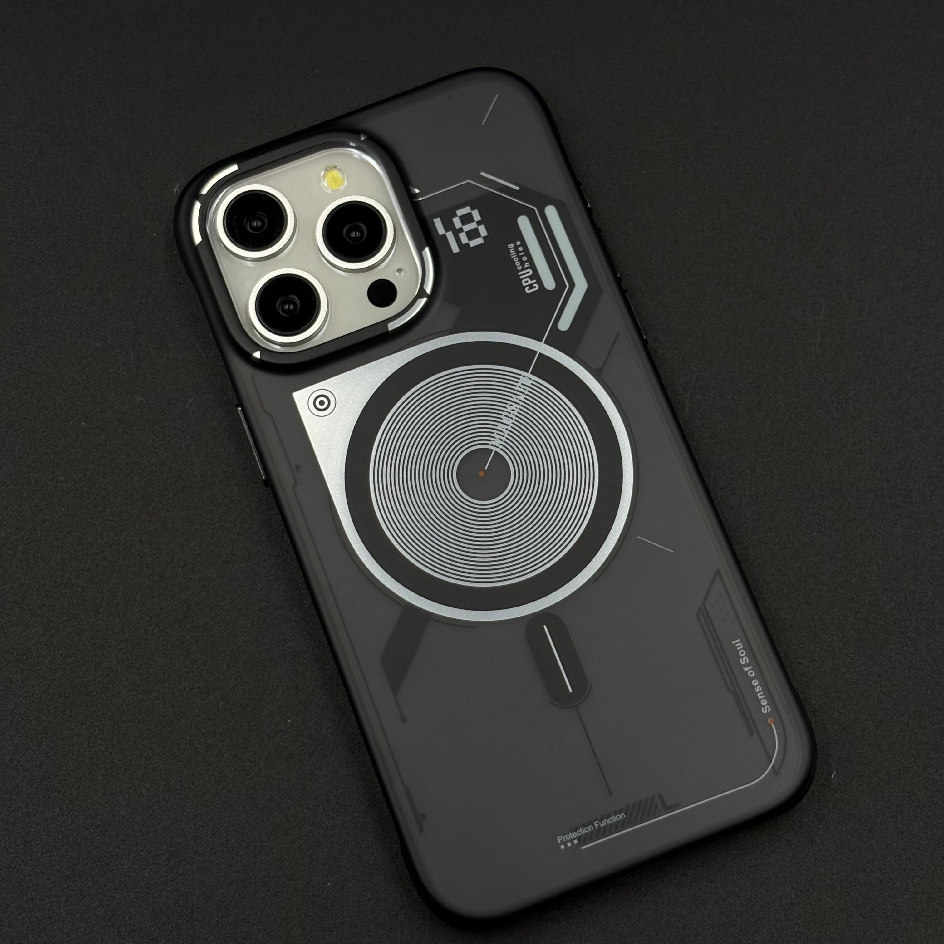 CyberTech MagSafe Case for iPhone | Matte Translucent Soft-Touch | Cooling Design