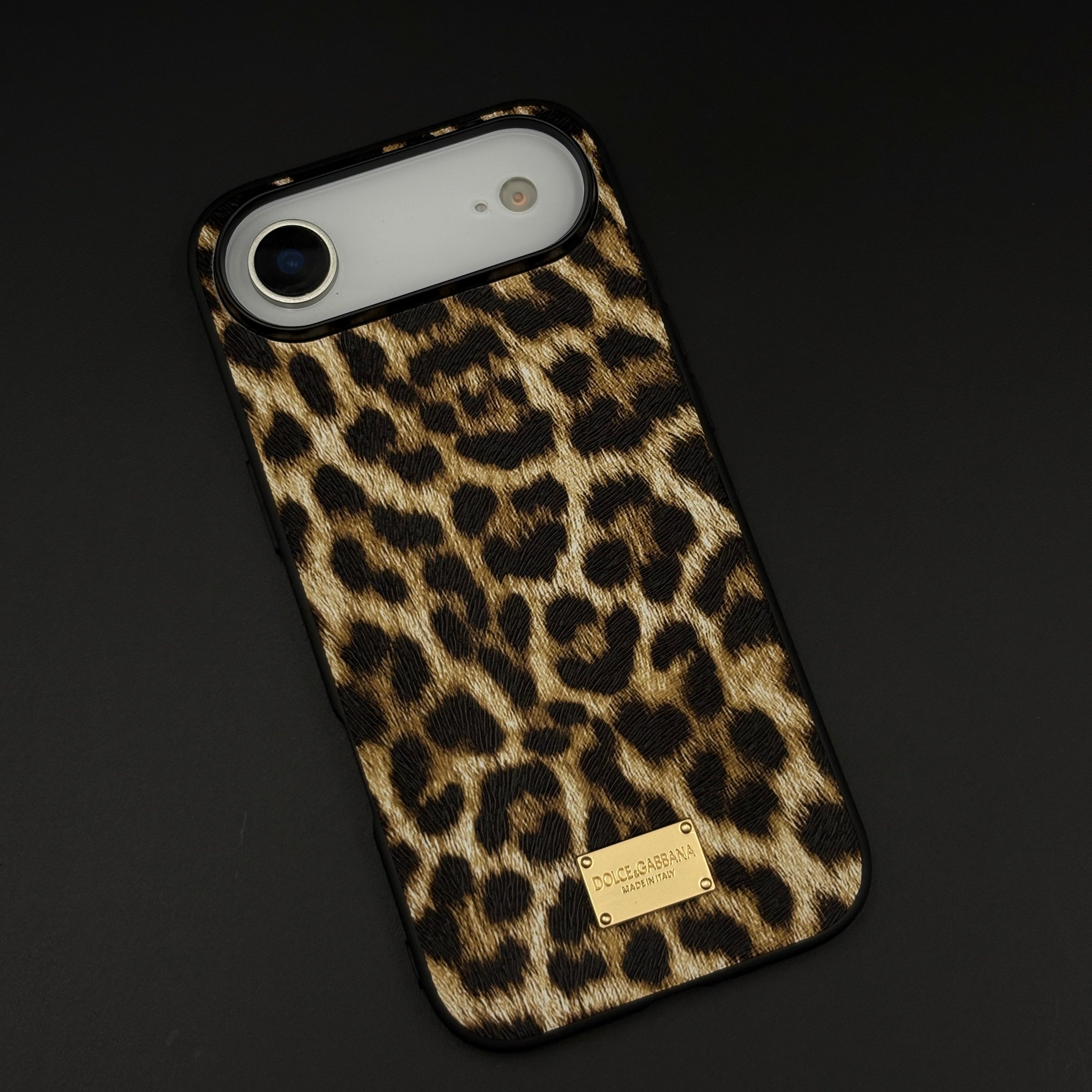 D&G Luxury Leopard Print Case for iPhone 17 Air | Designer Protective Cover