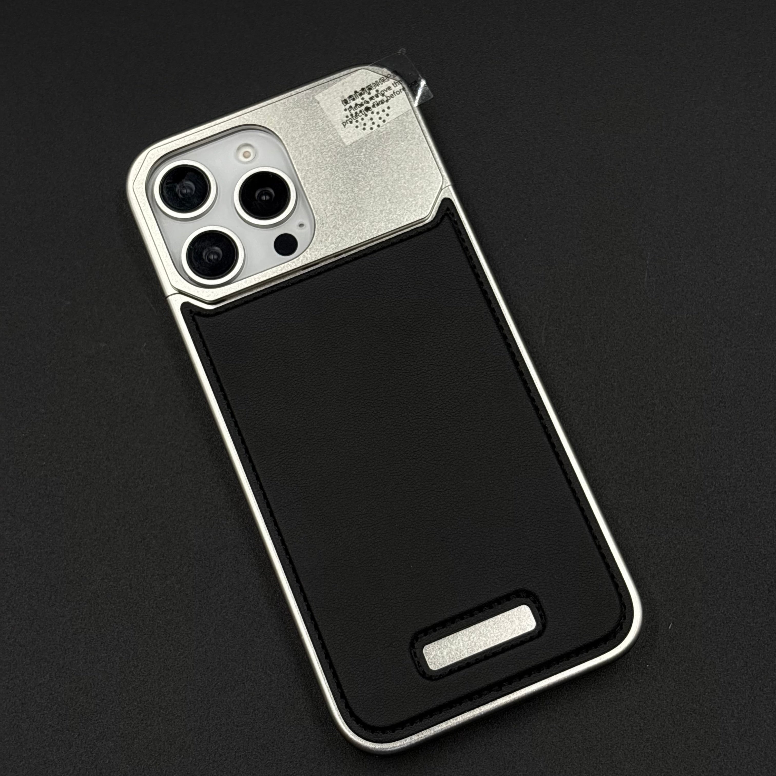 AeroFlex Aluminium Leather Case Hidden Magsafe for iPhone | Premium Metallic Frame | Hybrid Back Cover