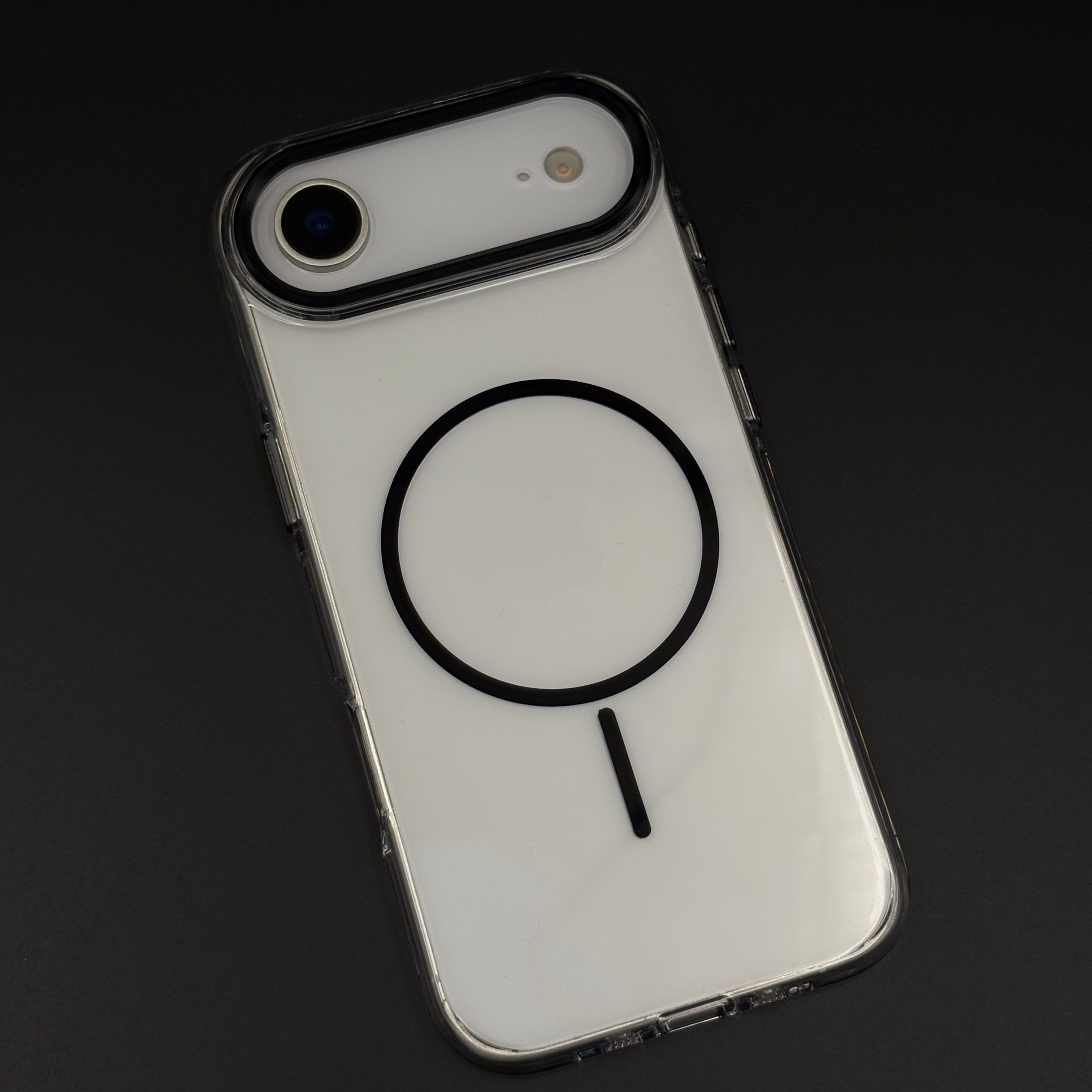 Anti-Yellow MagSafe Clear Phone Case Cover for iPhone 17 Air | Metal Camera Bump