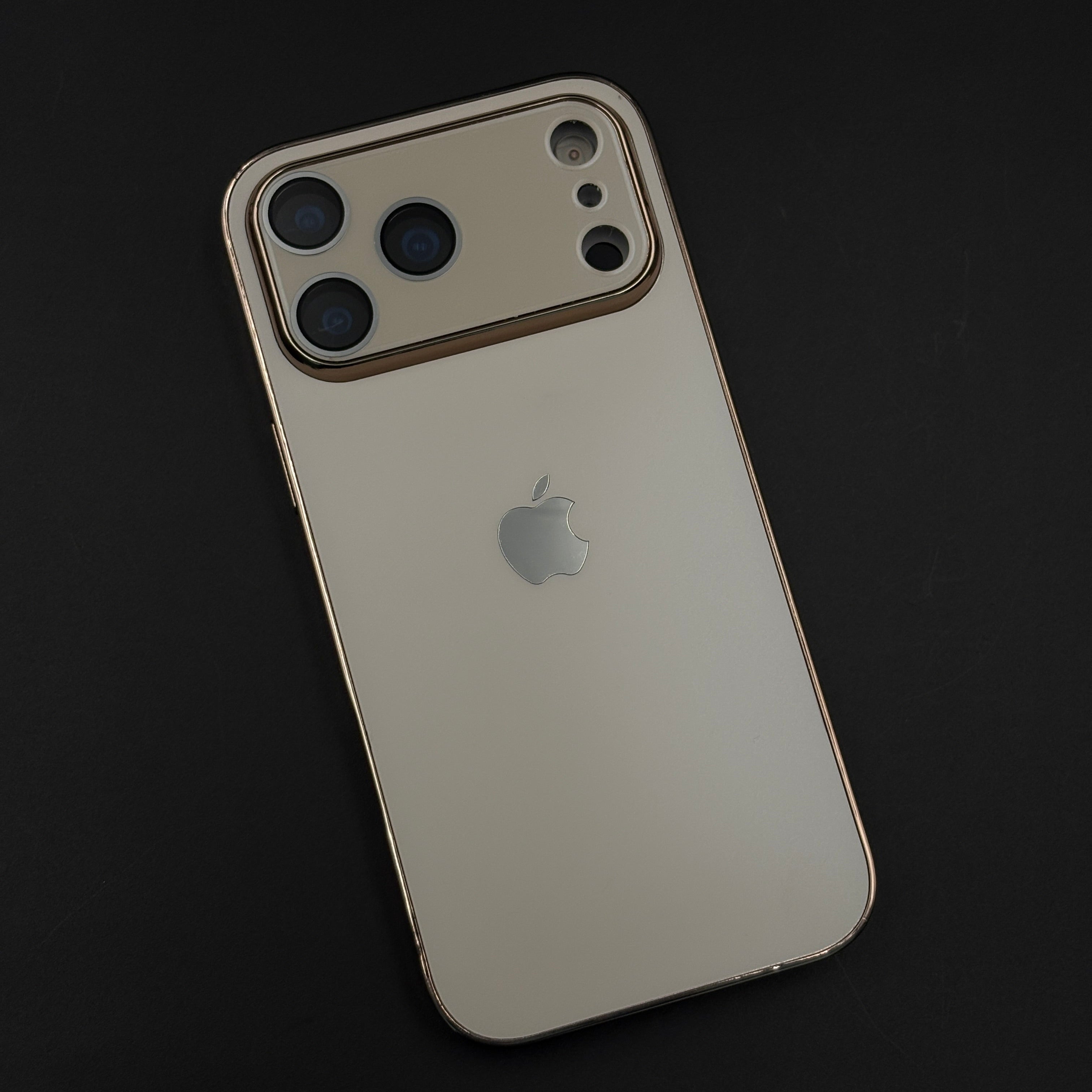Luxury Backplane Glass Chromatic Lens Shield Matte Case for iPhone 17 Series