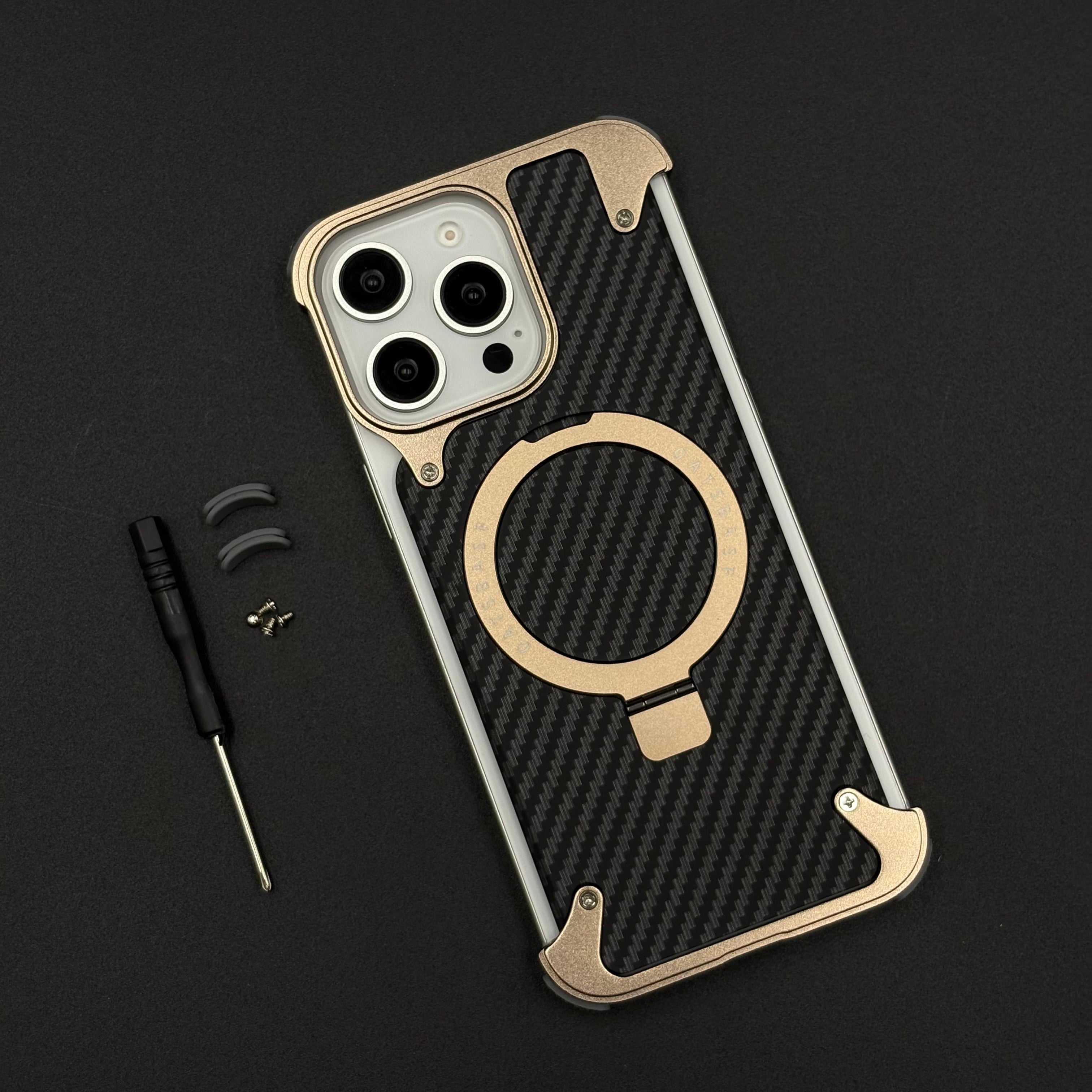 UltraLux Carbon Fibre & Metal MagSafe Case for iPhone | Crafted for Style & Strength
