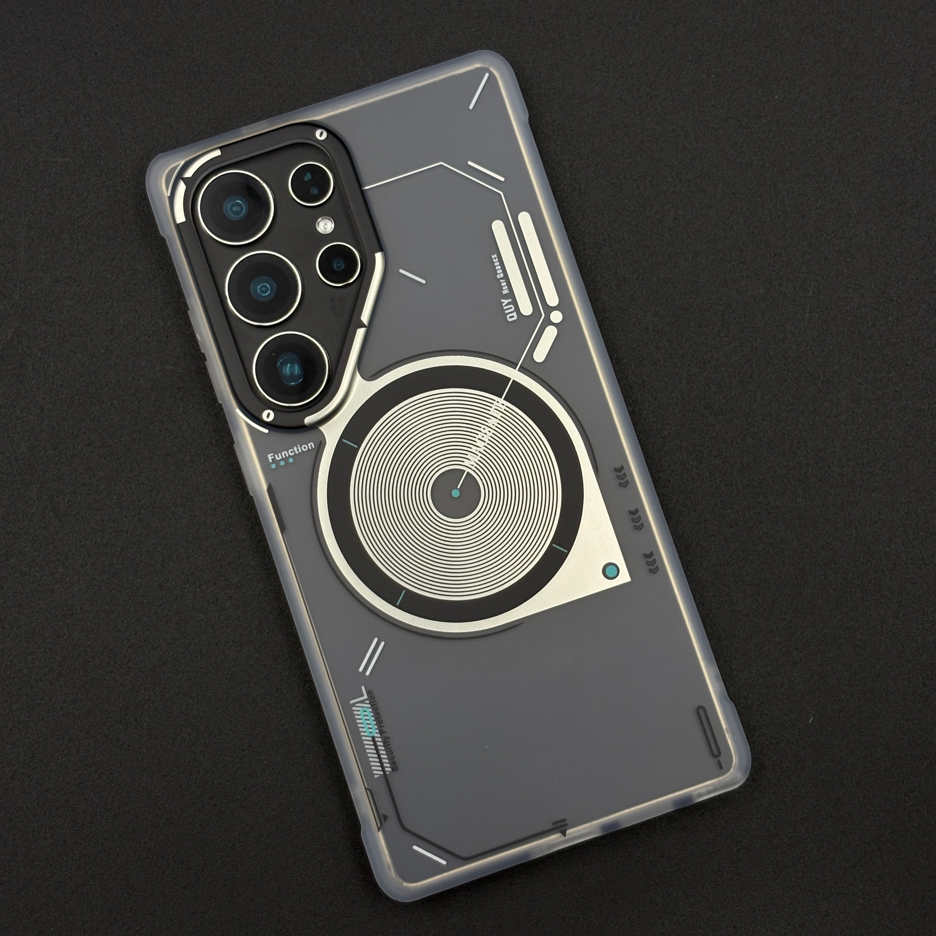 CyberTech MagSafe Case for Samsung Galaxy S25 Ultra | Matte Translucent Soft-Touch | Cooling Design