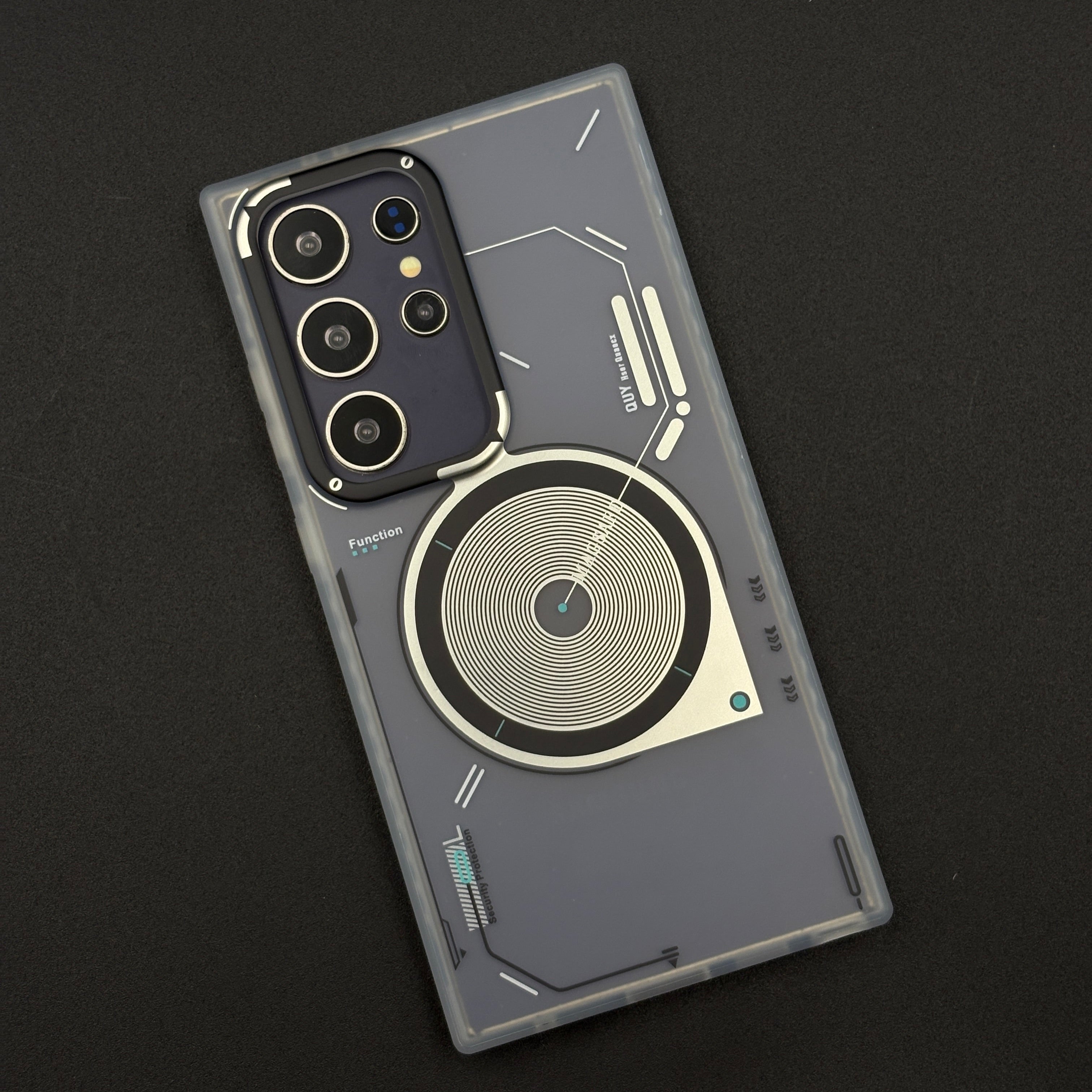 CyberTech MagSafe Case for Samsung Galaxy S24 Ultra | Matte Translucent Soft-Touch | Cooling Design